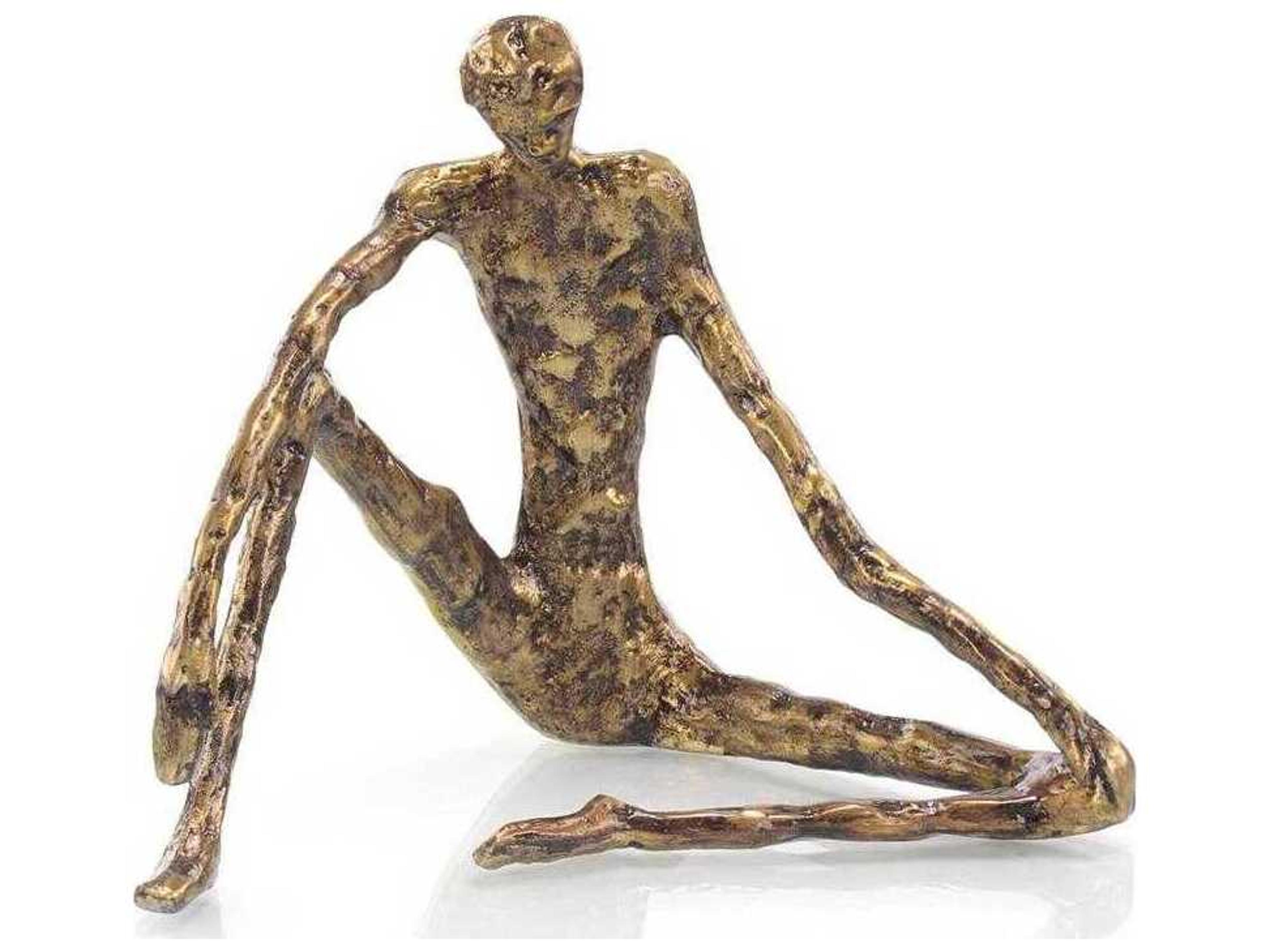 John Richard Bronze Sitting Sculpture