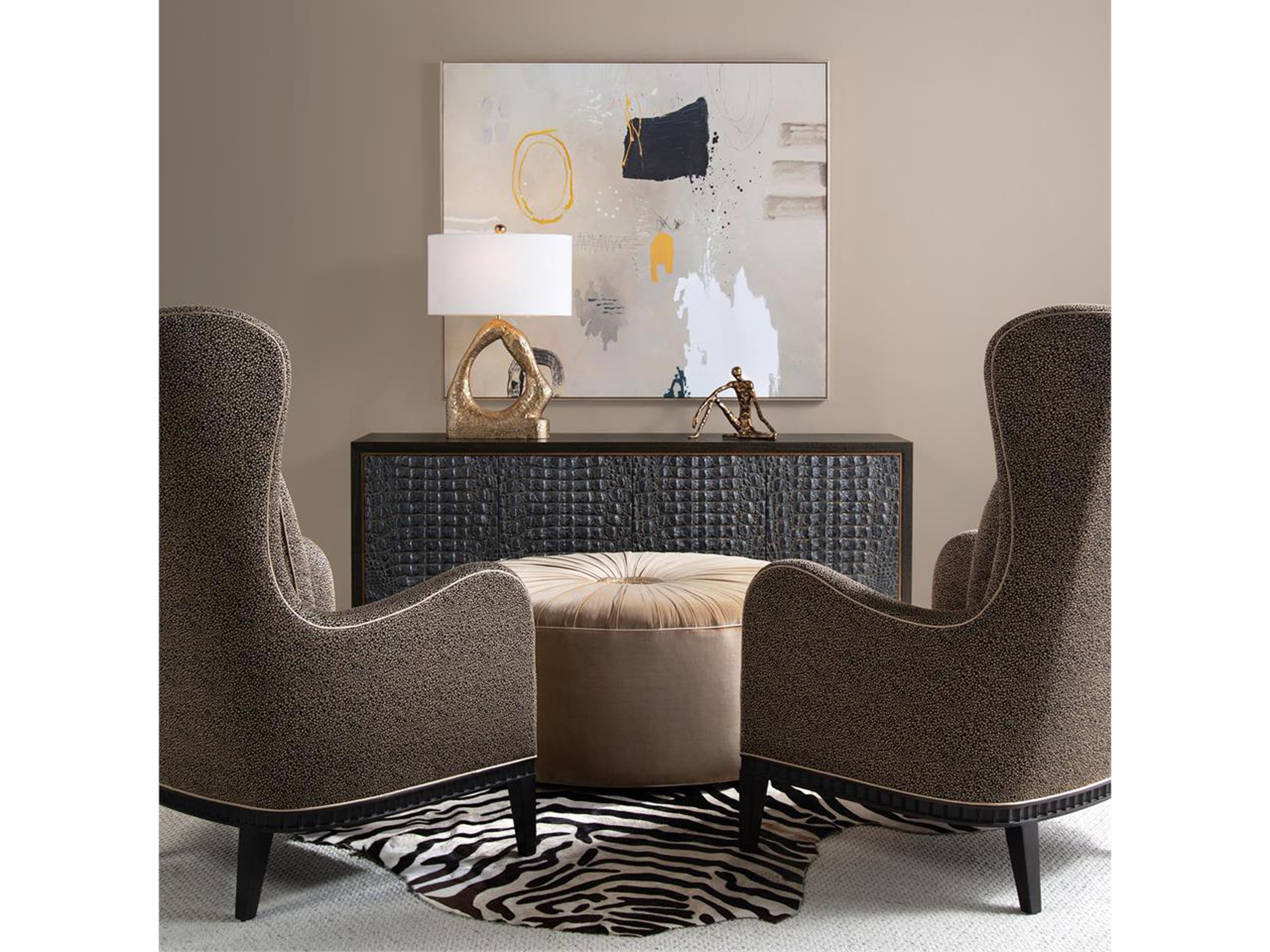 John Richard Bronze Sitting Sculpture