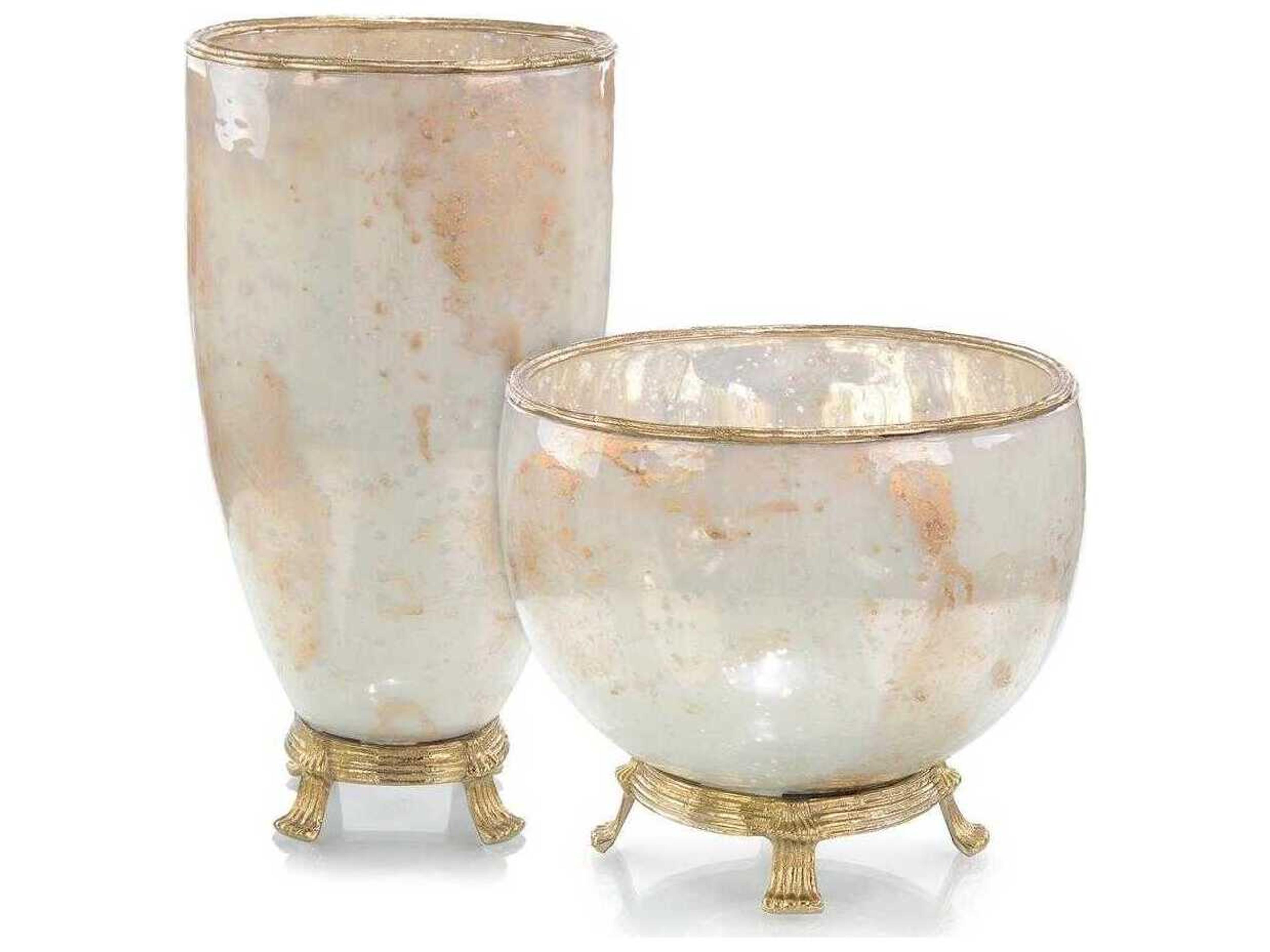 John Richard Simply Classic Pearlized White Decorative Bowl