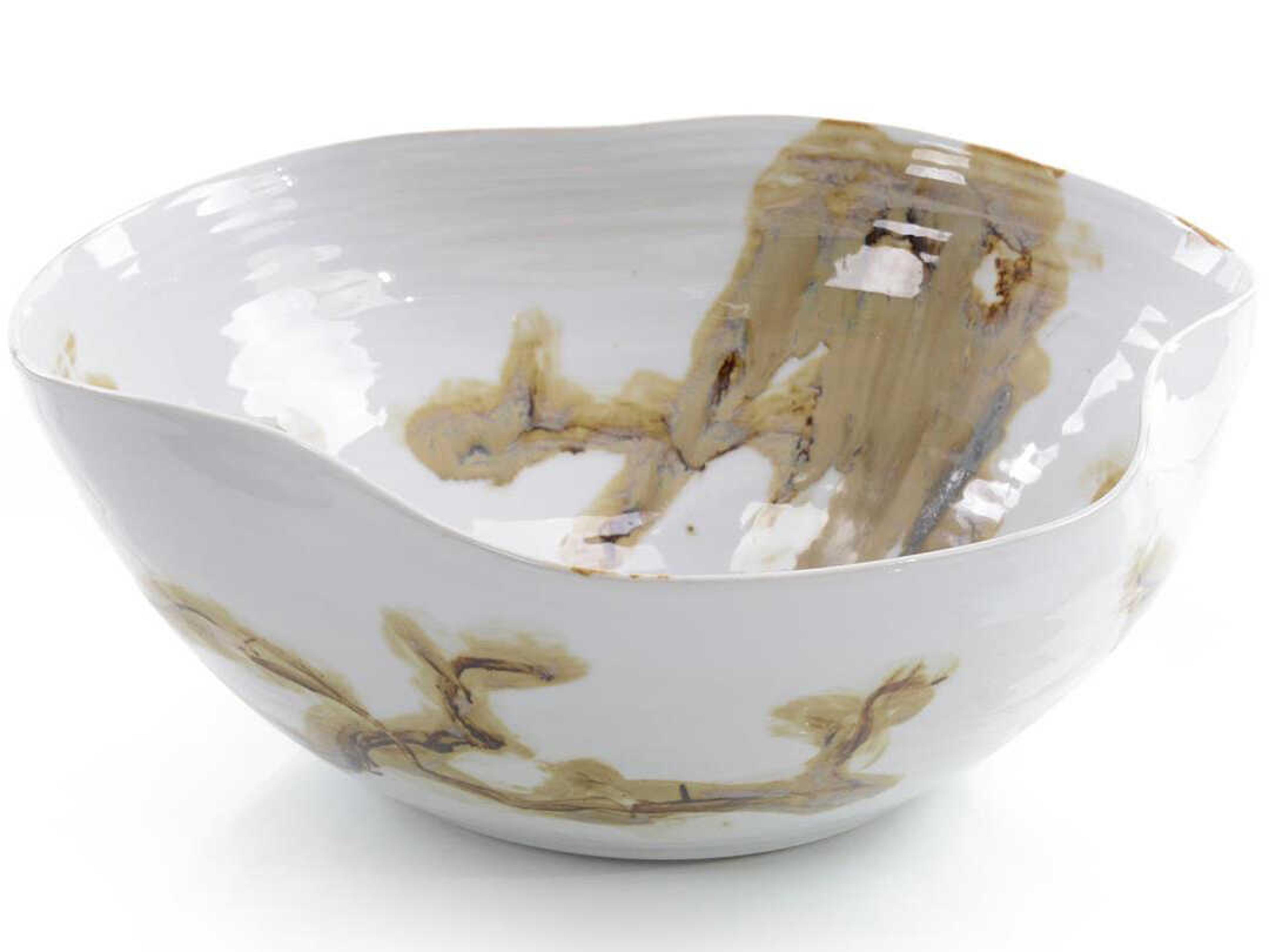 Brown Floating Branches Decorative Bowl