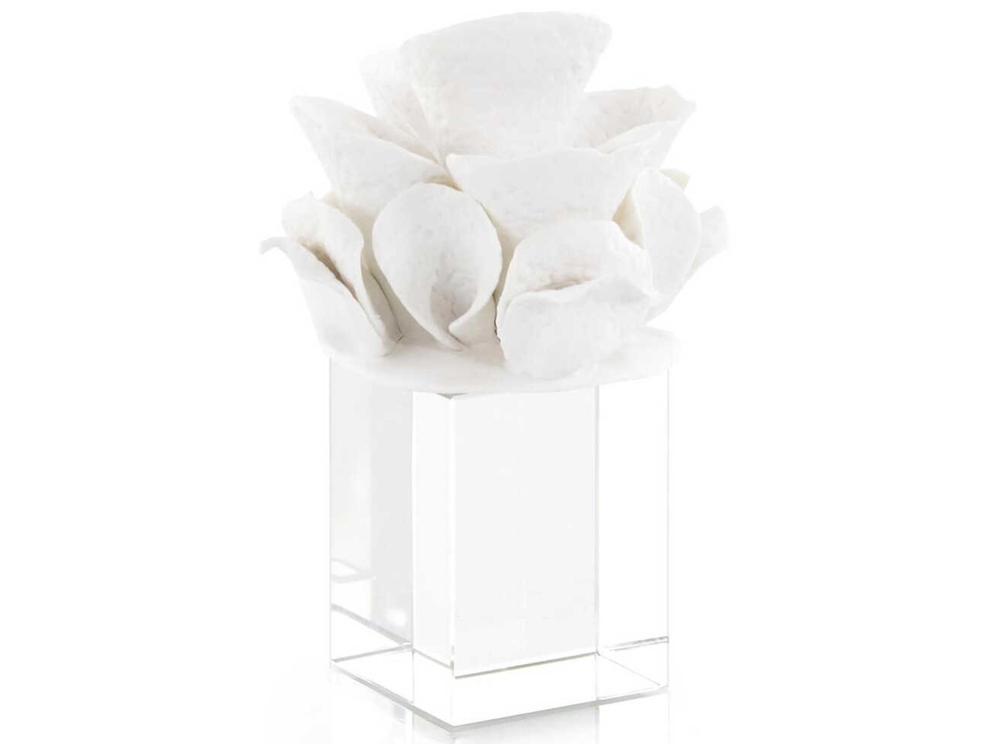 John Richard White Ceramic Coral Reef Sculpture