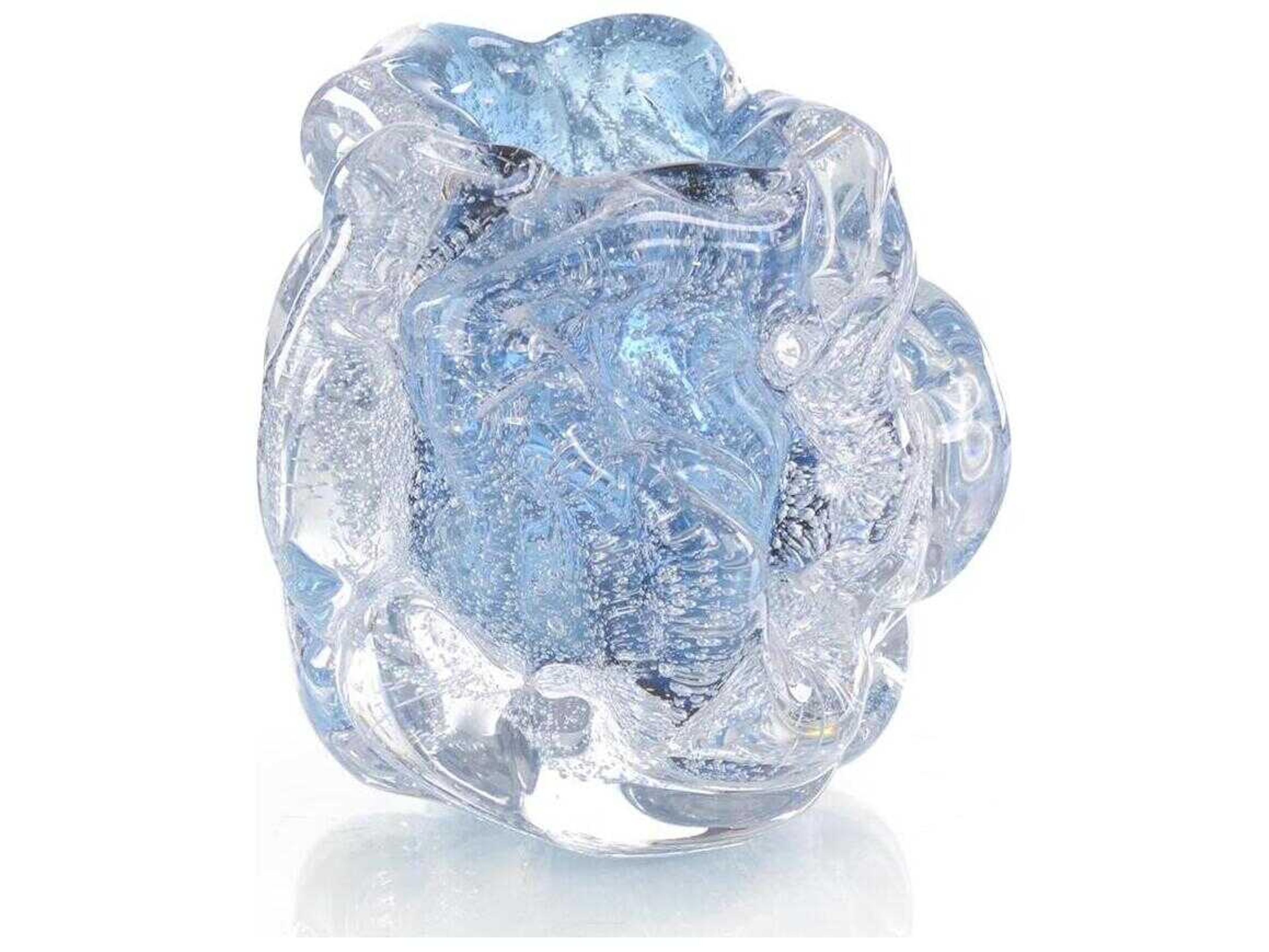 John Richard Blue Glass Nugget Sculpture