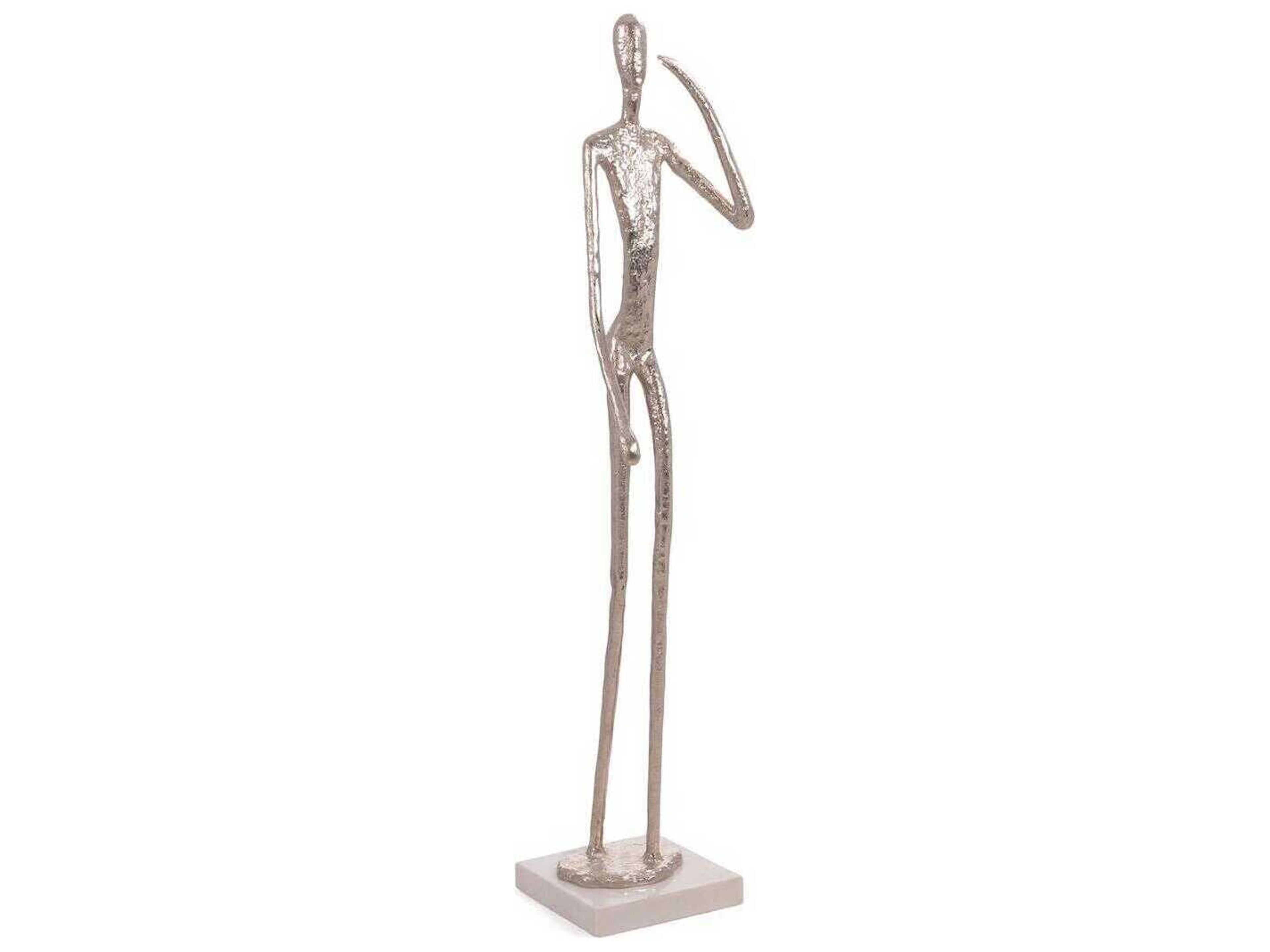 John Richard Nickel Figure One Sculpture
