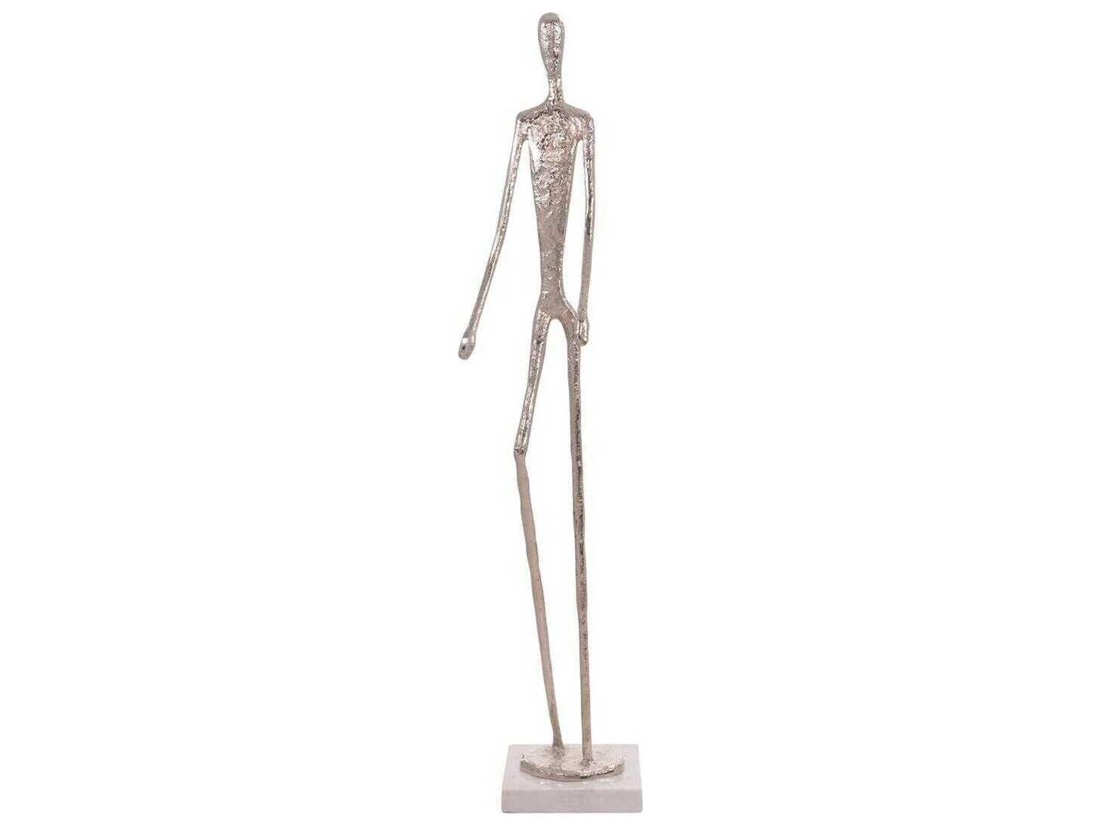 John Richard Nickel Figure Two Sculpture