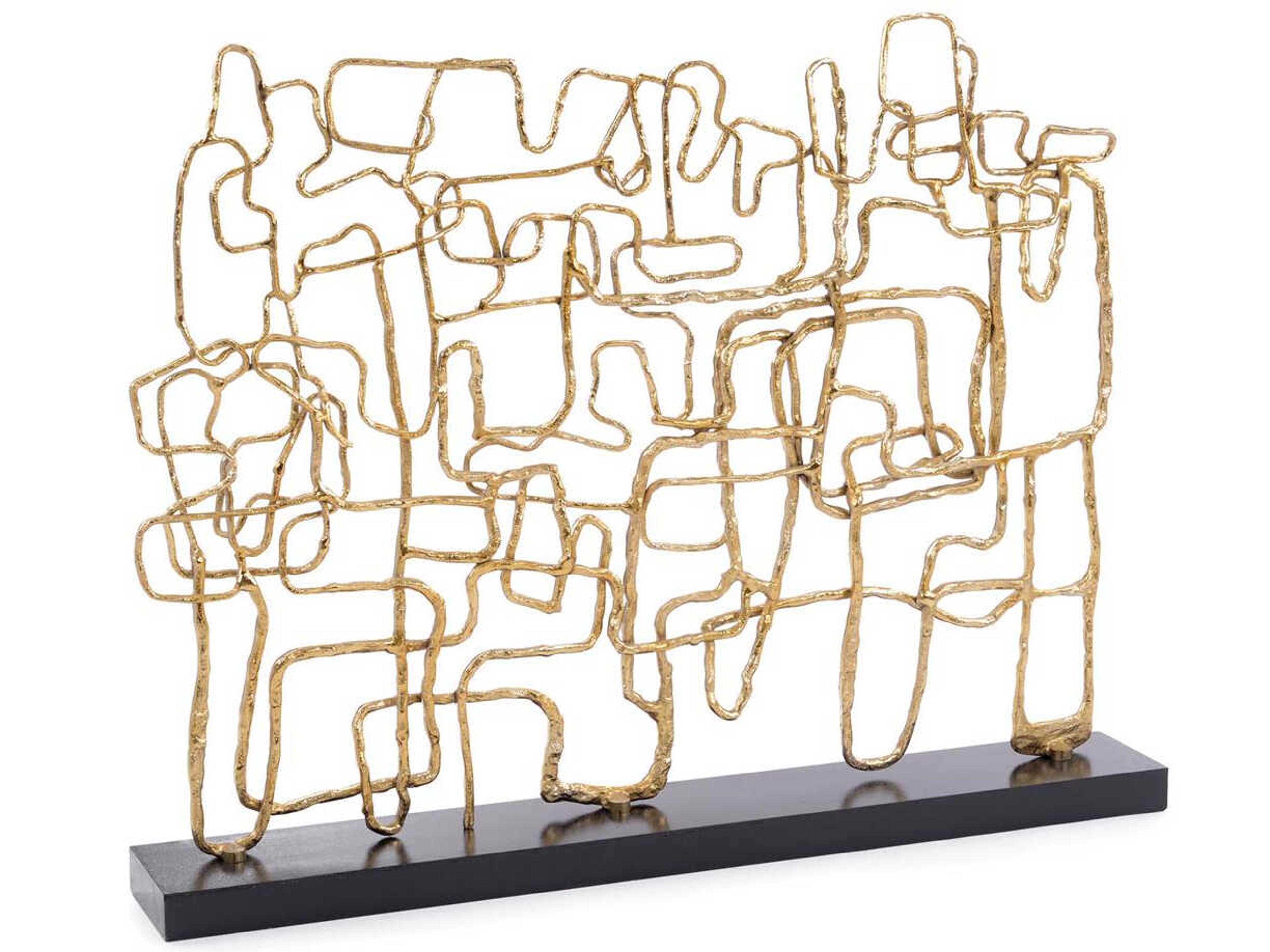 Picasso Fireplace Sculpture Modern Metal Abstract