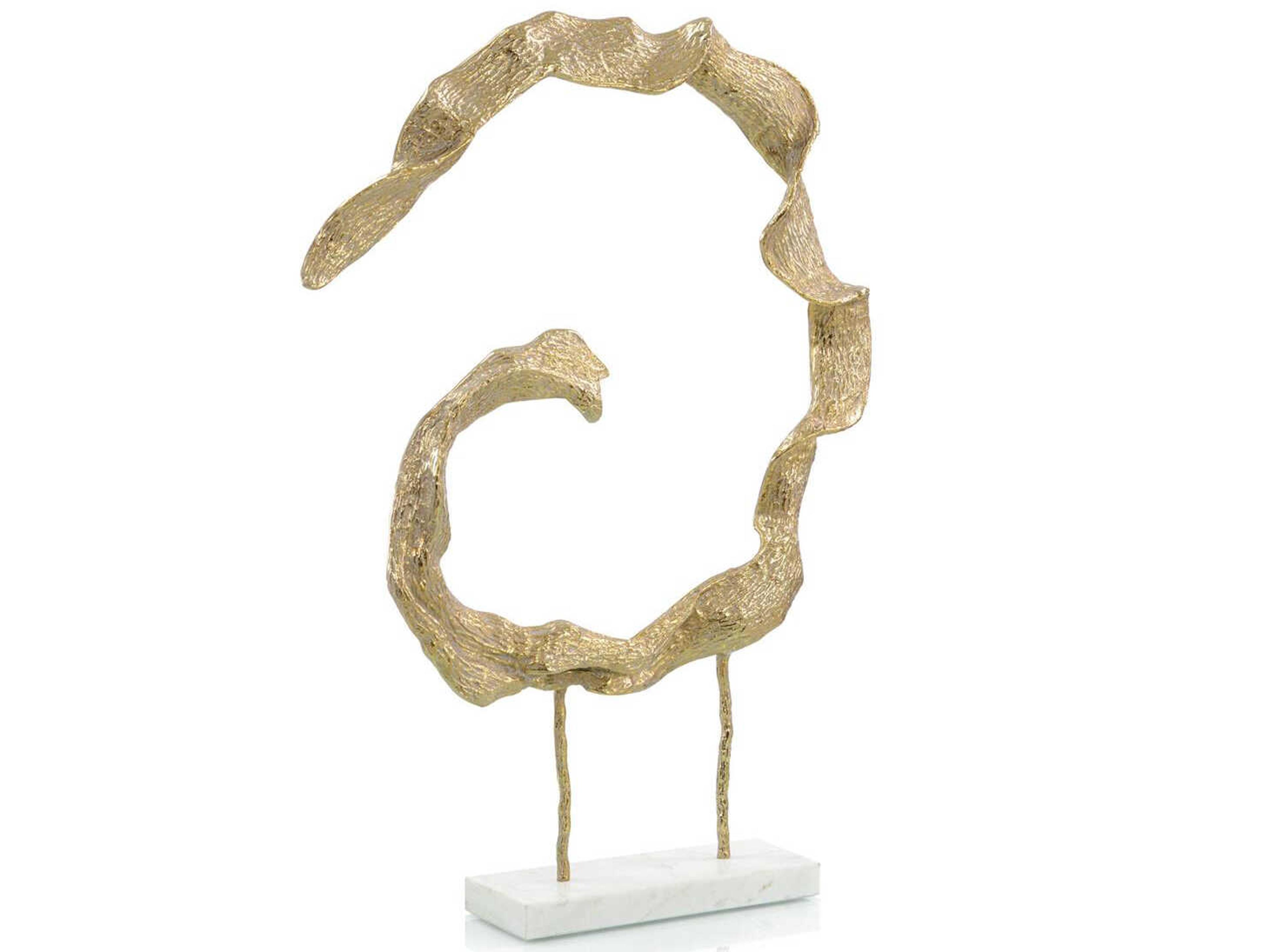 John Richard Gold Twisted Ring Sculpture