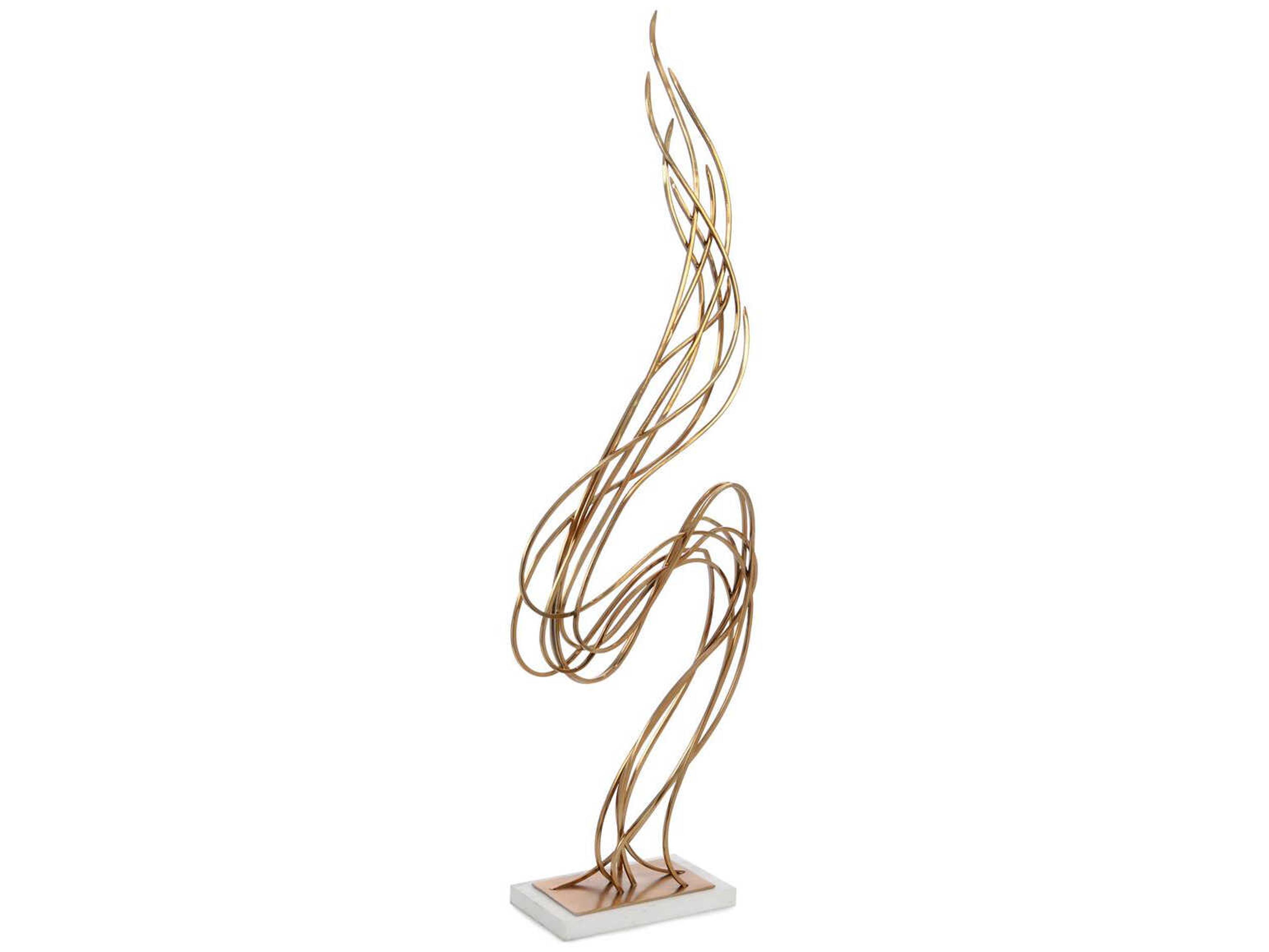 Brass Windswept Sculpture