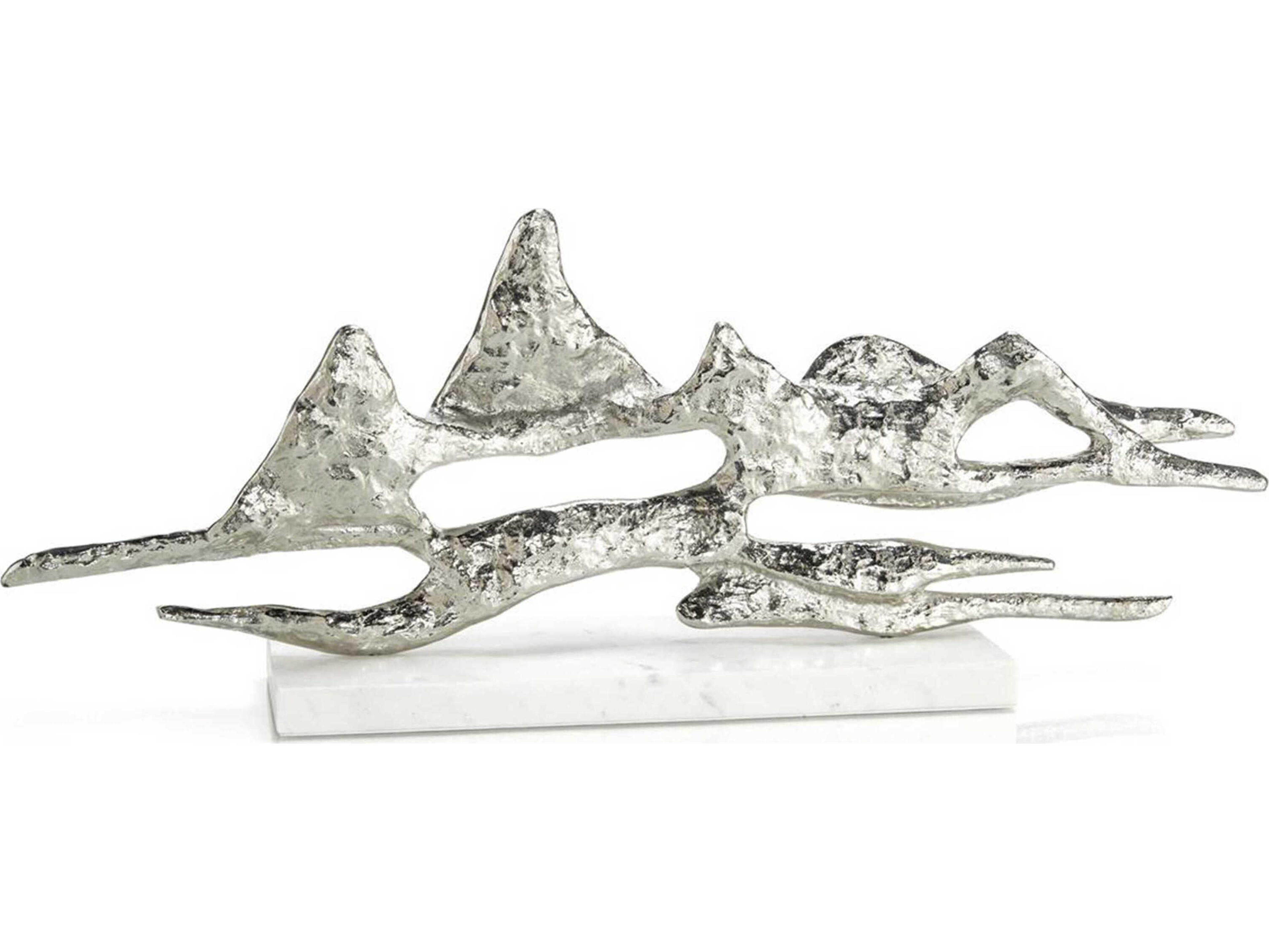 John Richard Nickel / White Landscape Sculpture