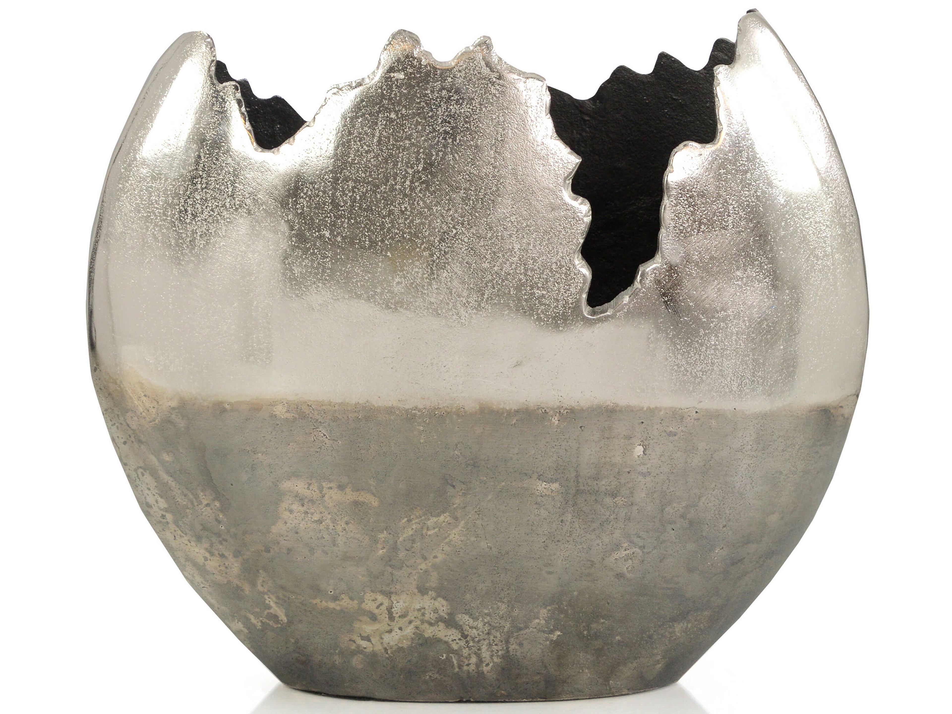 Matterport Aluminum Silver Vase