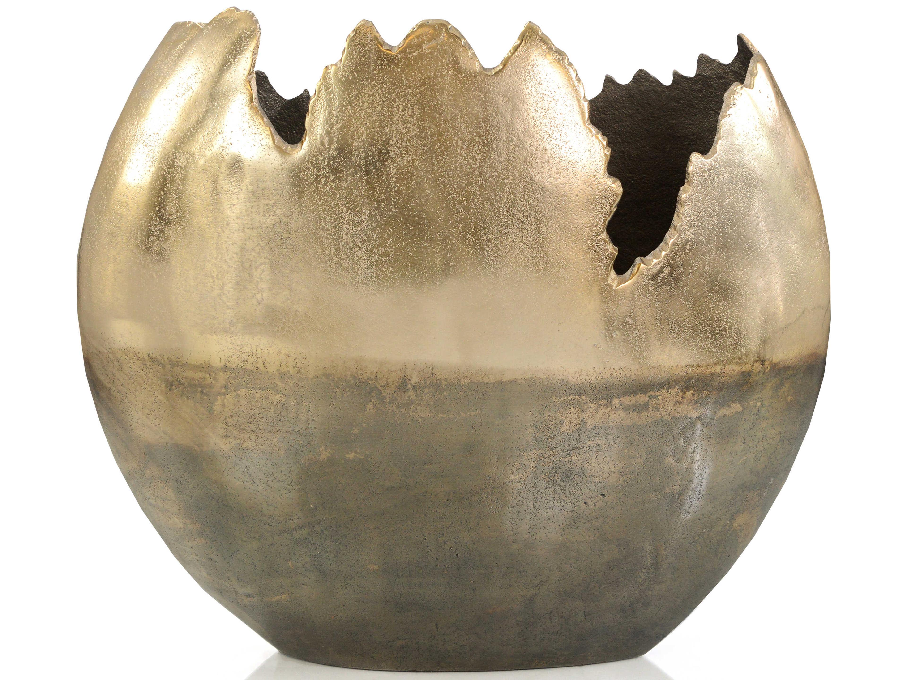 Matterport Aluminum Gold Vase