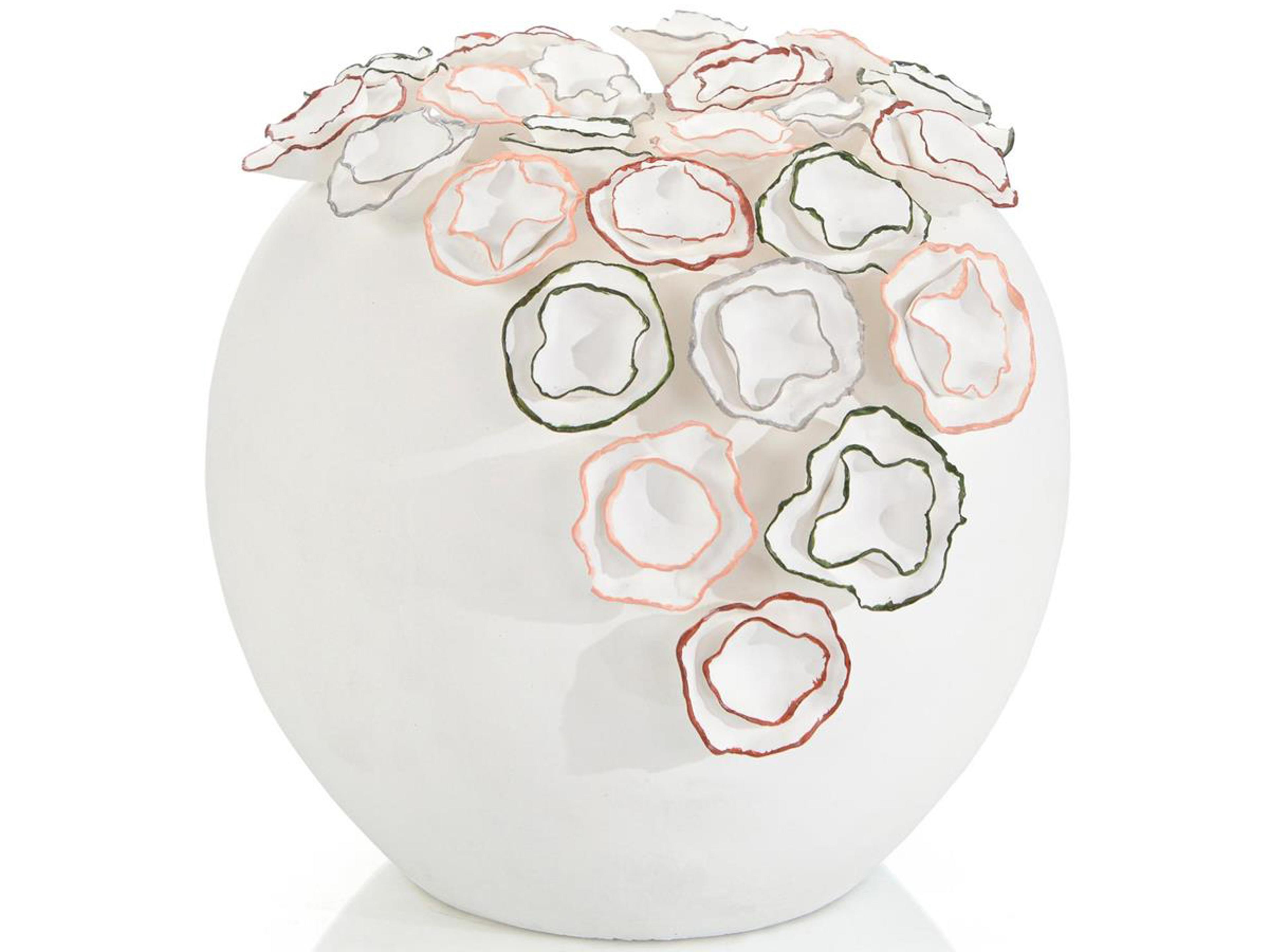 John Richard Pearl White Oval Porcelain Sculpture