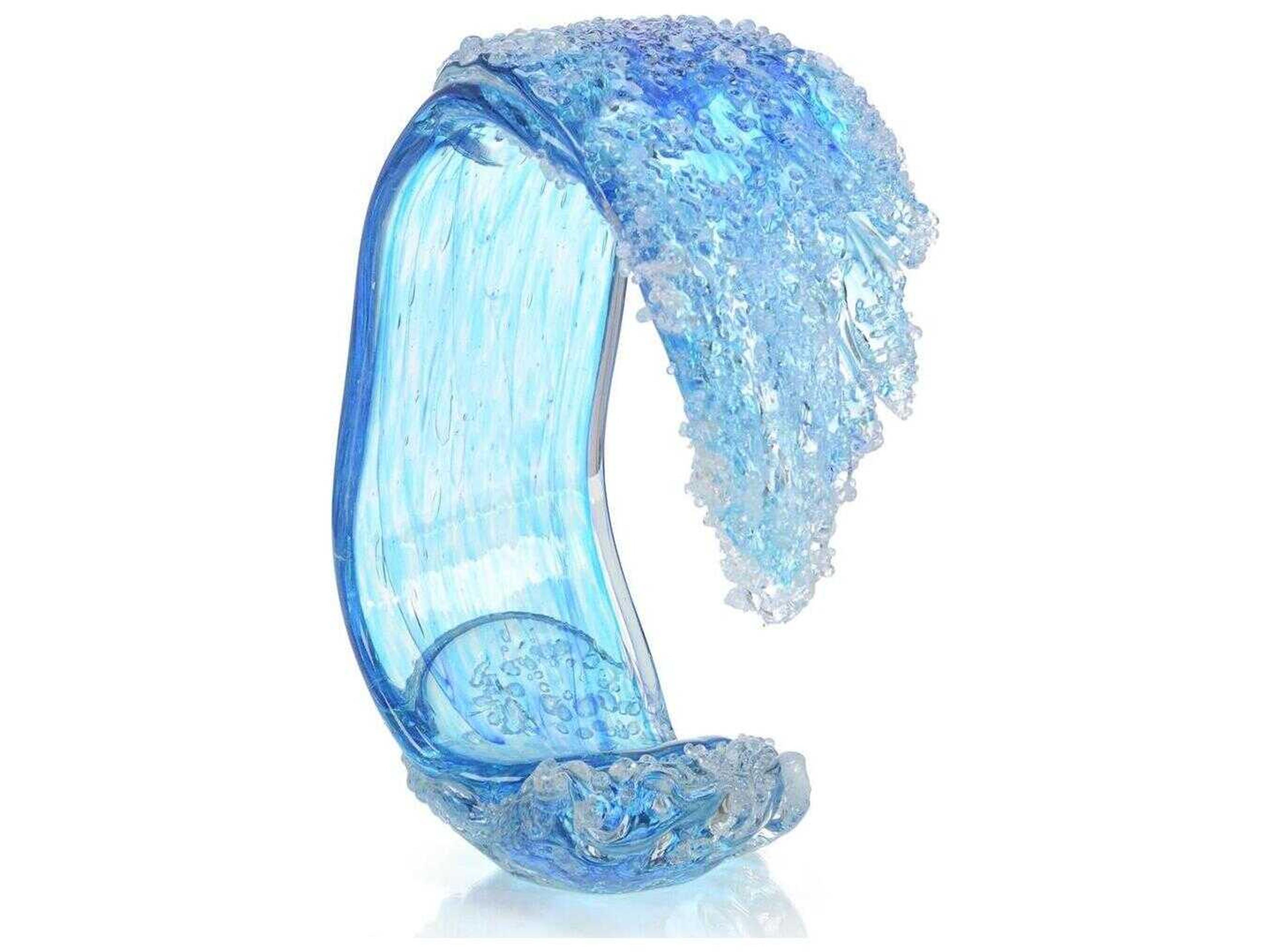 John Richard Ocean Blue Waves Sculpture