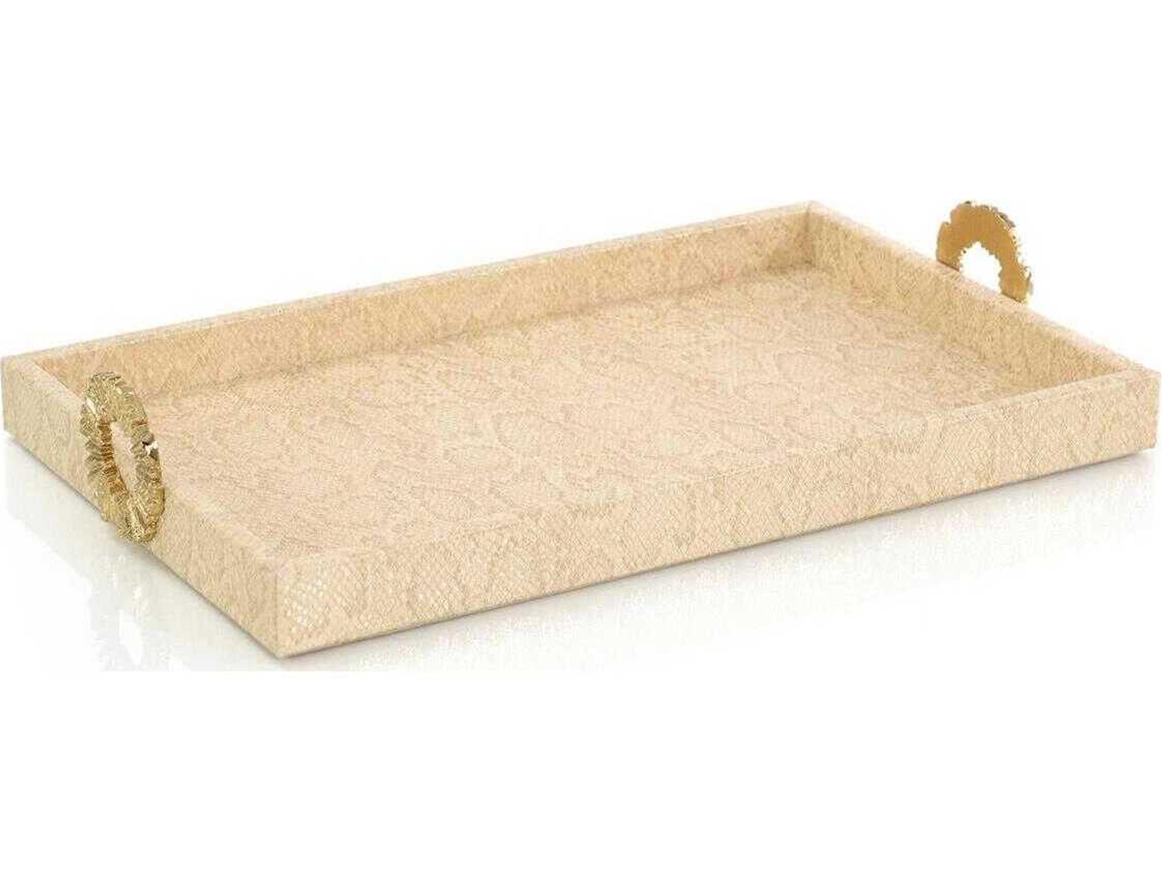 John Richard Dazzle Vegan Snakeskin Tray