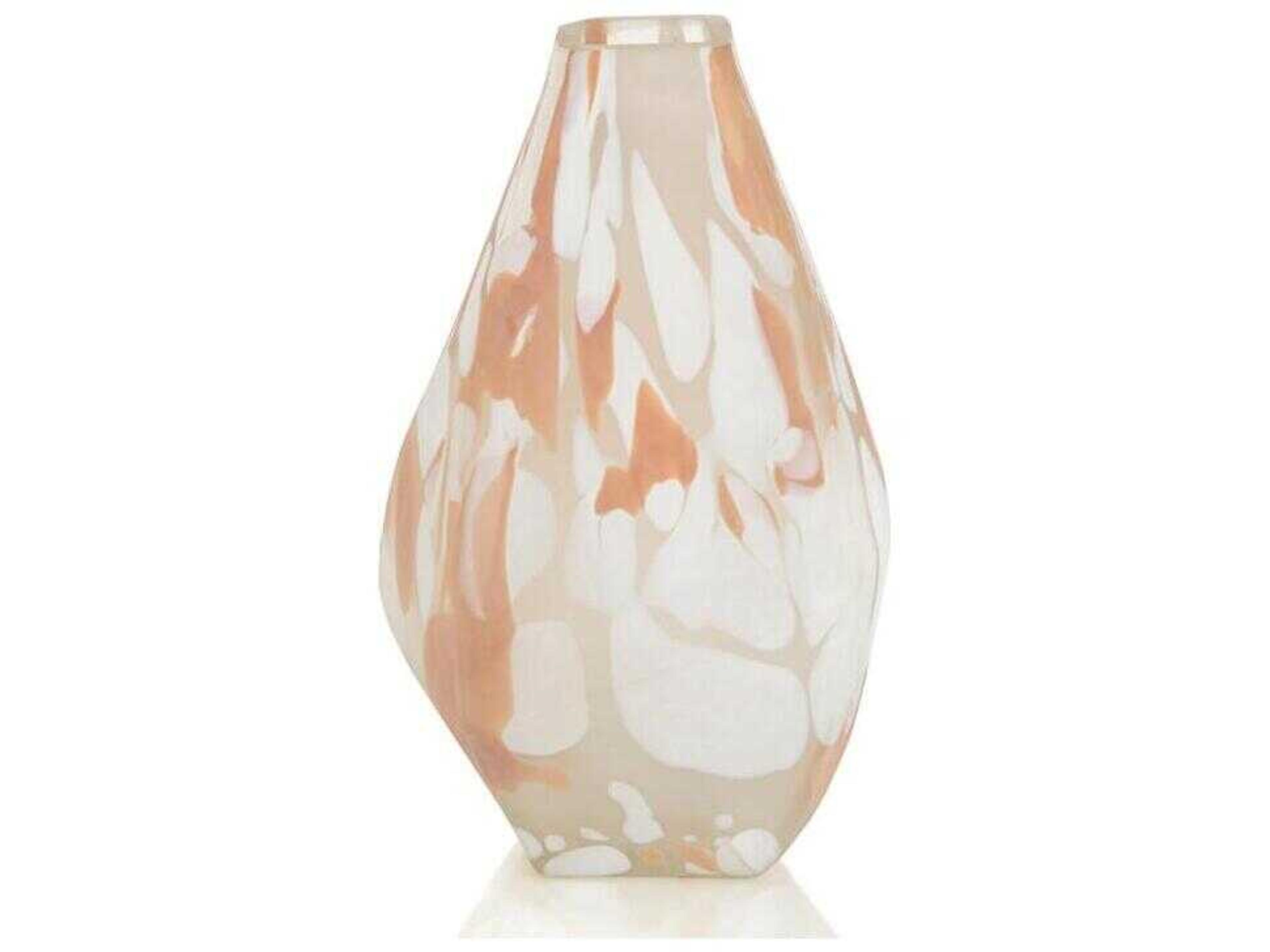 John Richard Blush Rock Glass Vase