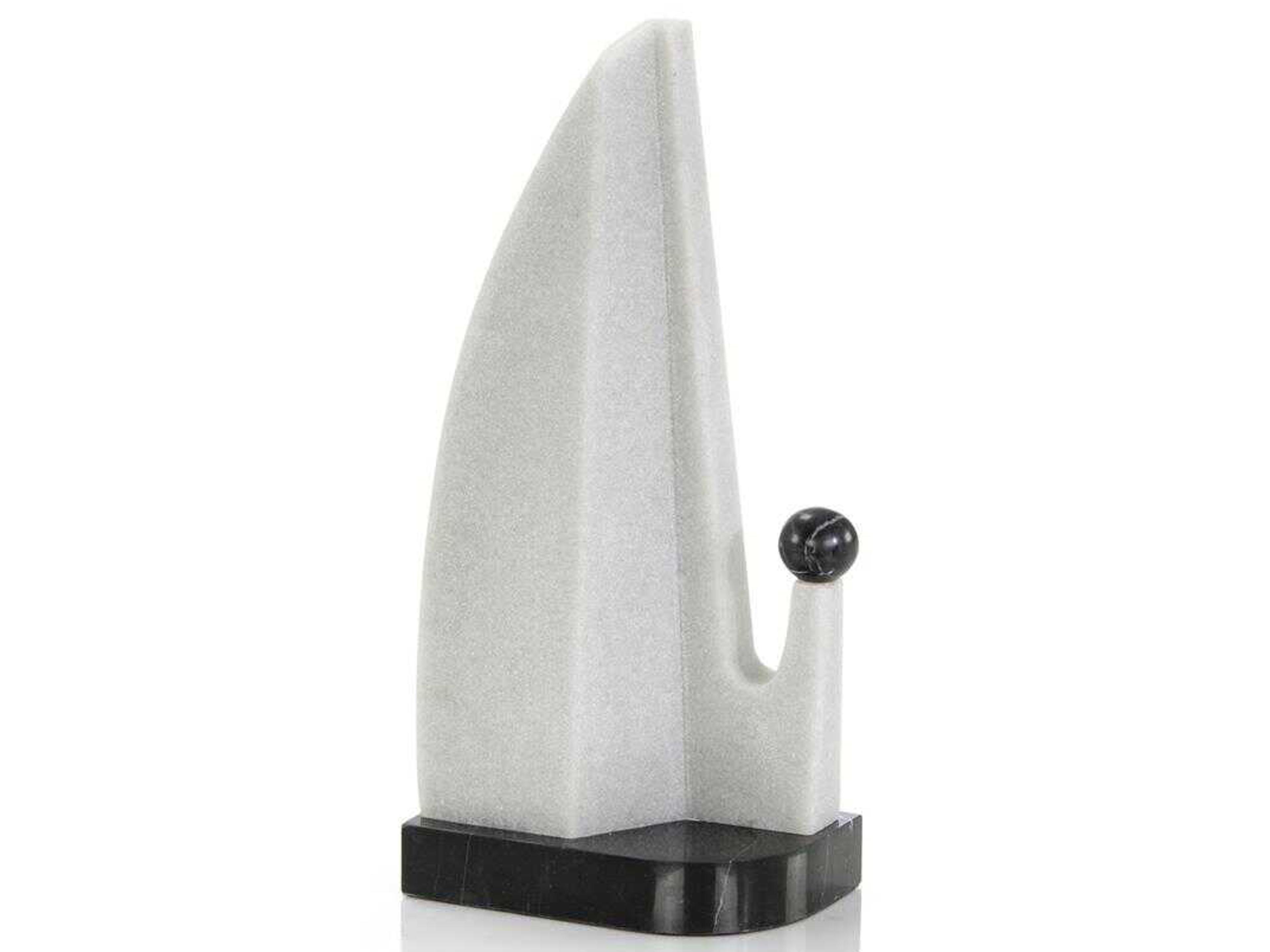 John Richard Stone Black Orbito Sculpture