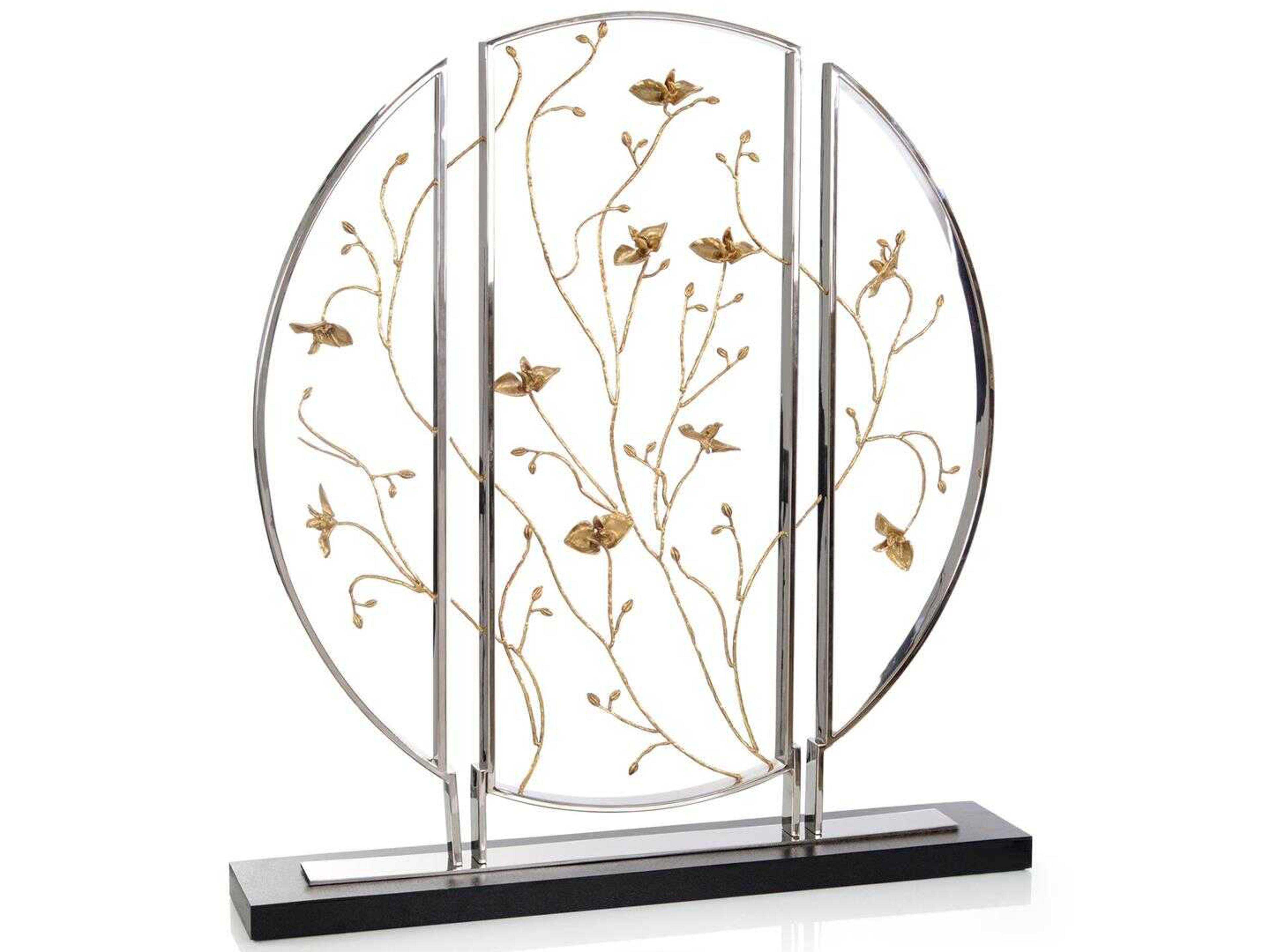 John Richard Polished Stainless Steel Circle of Life Sculpture