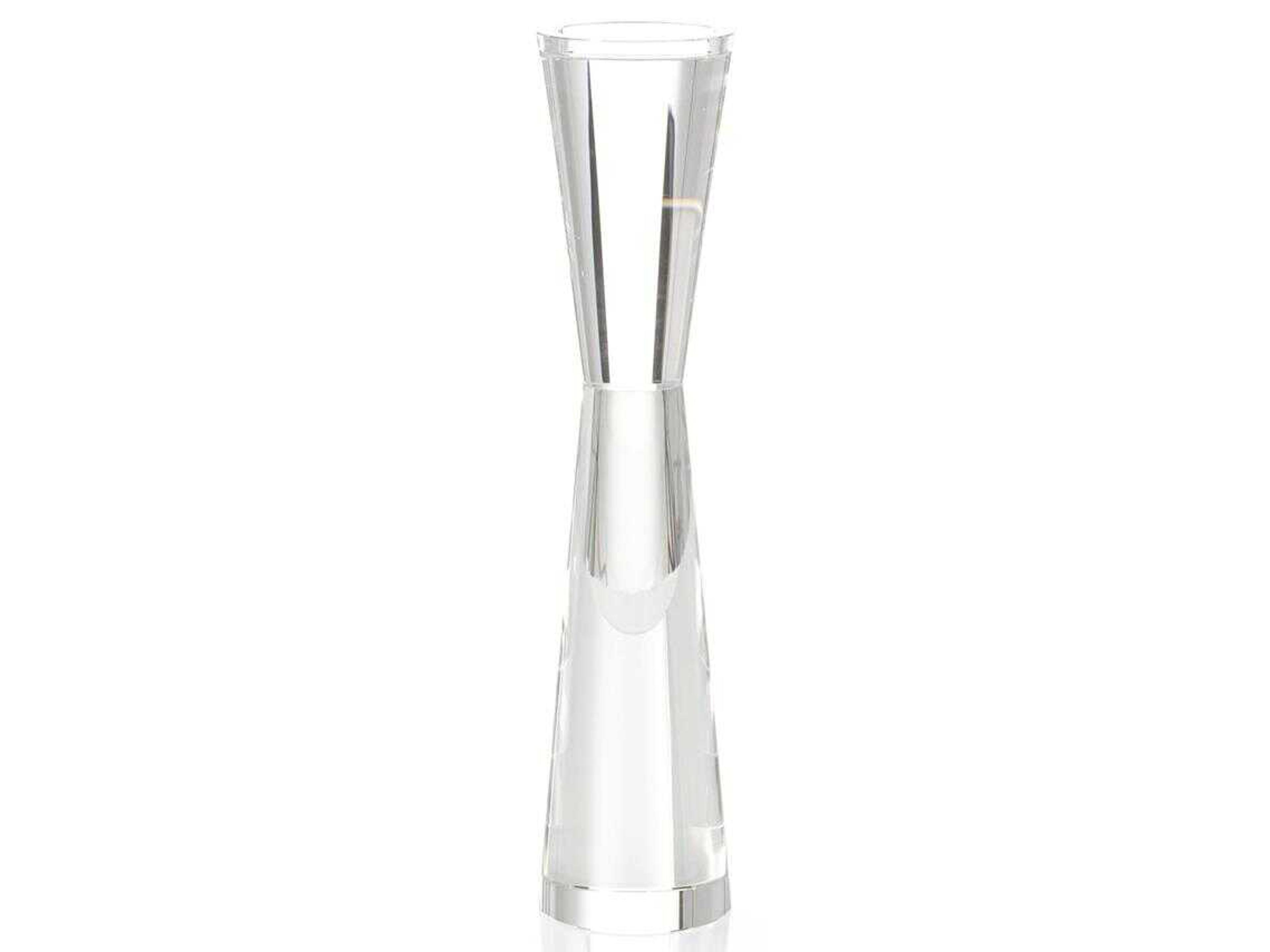 John Richard Clear Hourglass Candle Holder