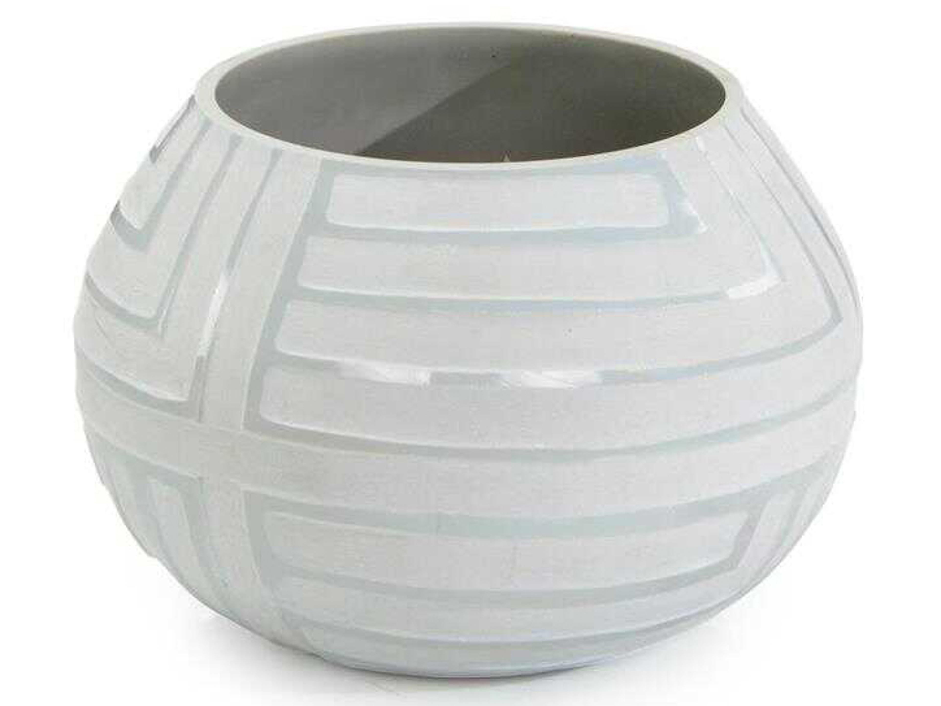 John Richard Matte Grey Ratio Vase