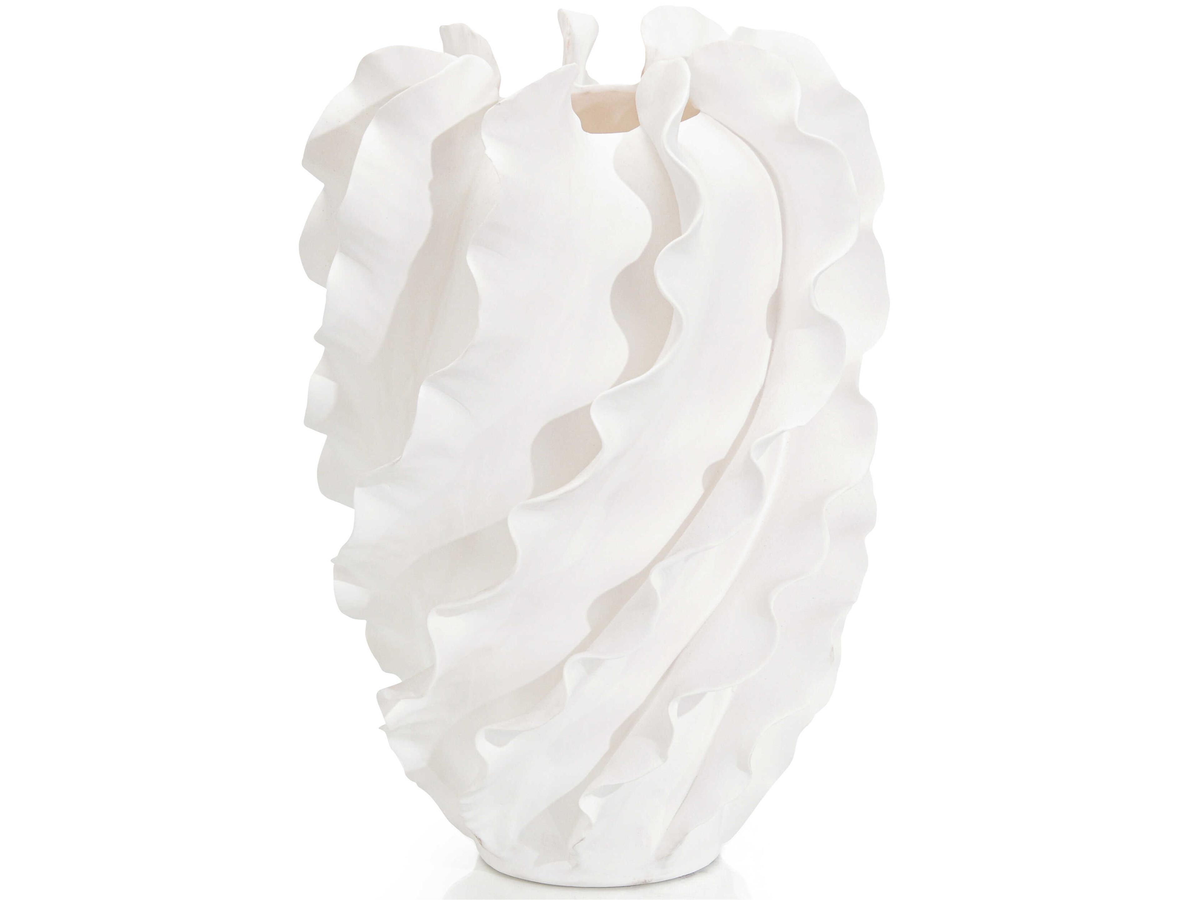 White Flirren Vase