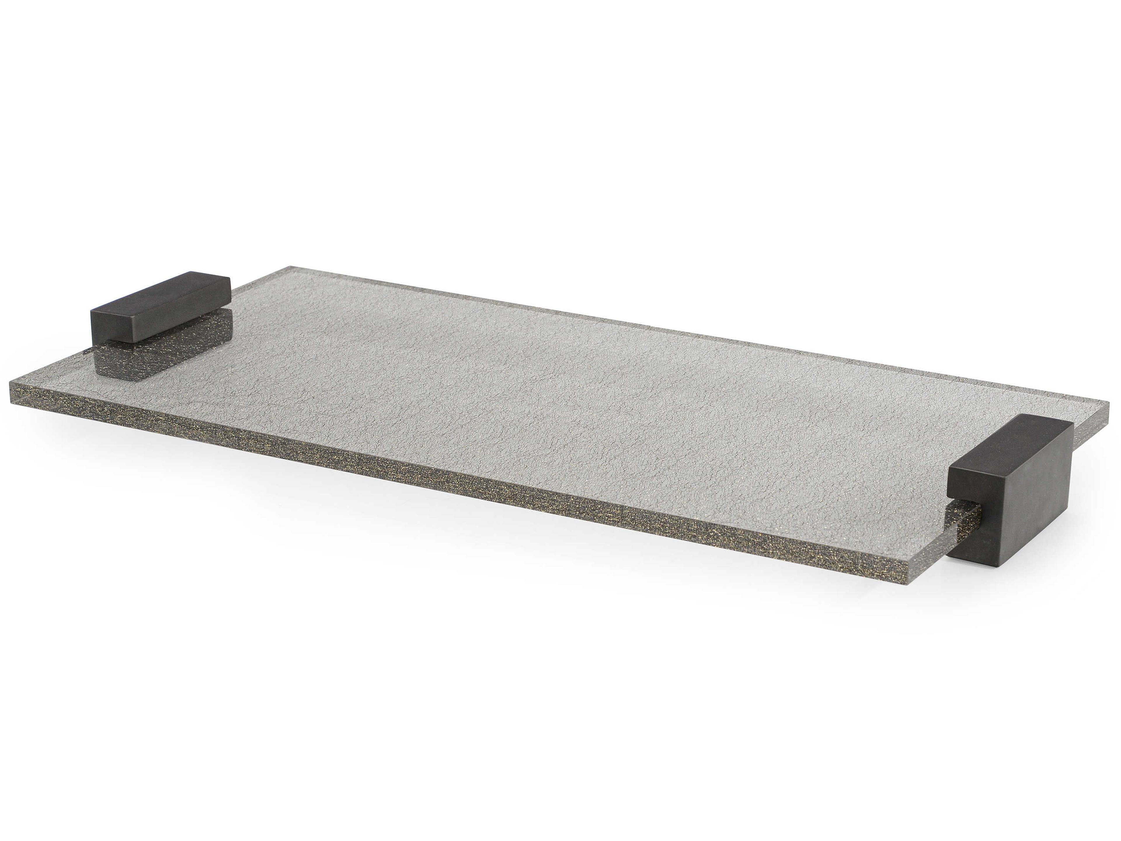 John Richard Black Zefiro Accent Serving Tray