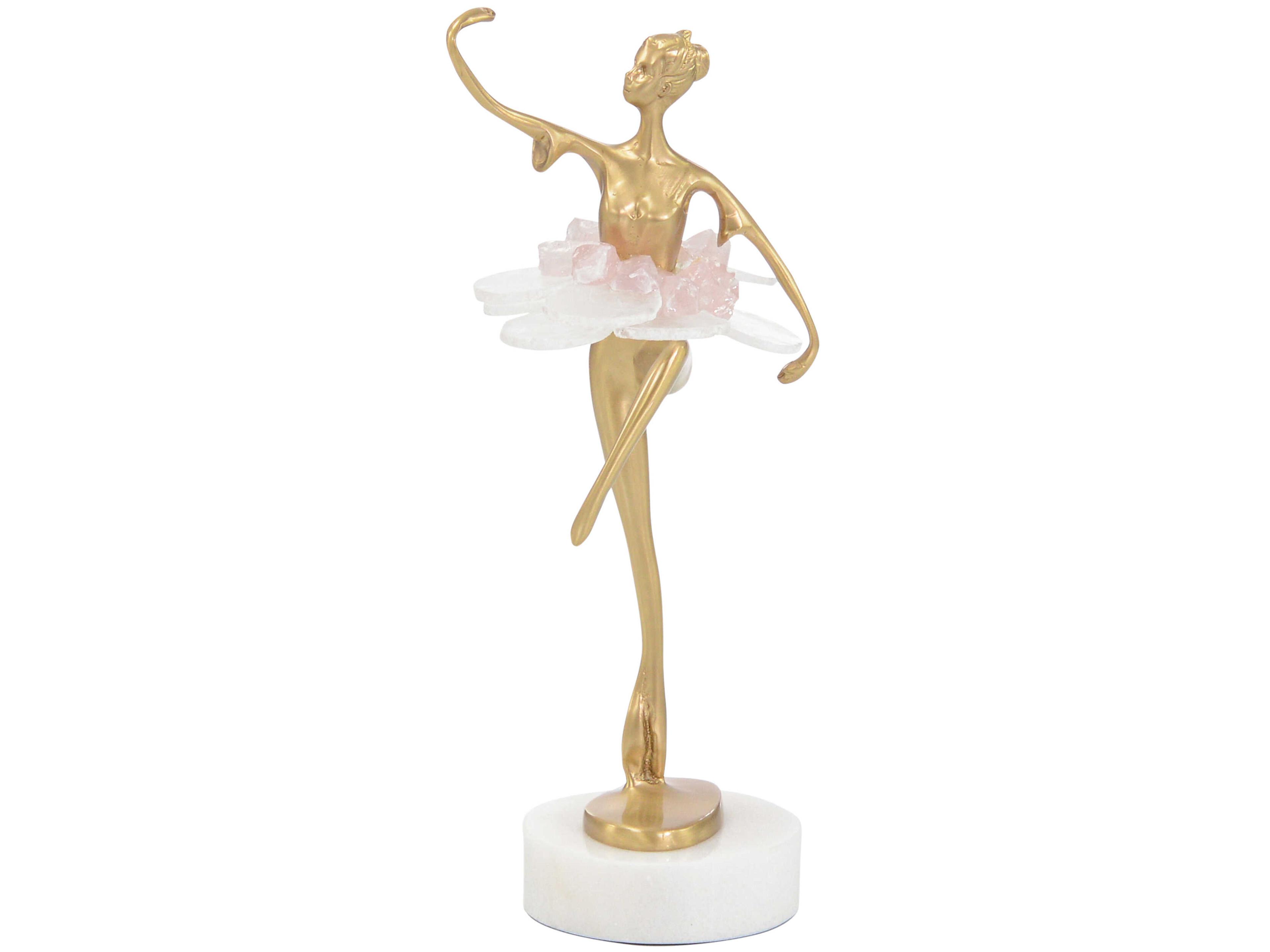John Richard Brass Selenite Ballet-III Sculpture
