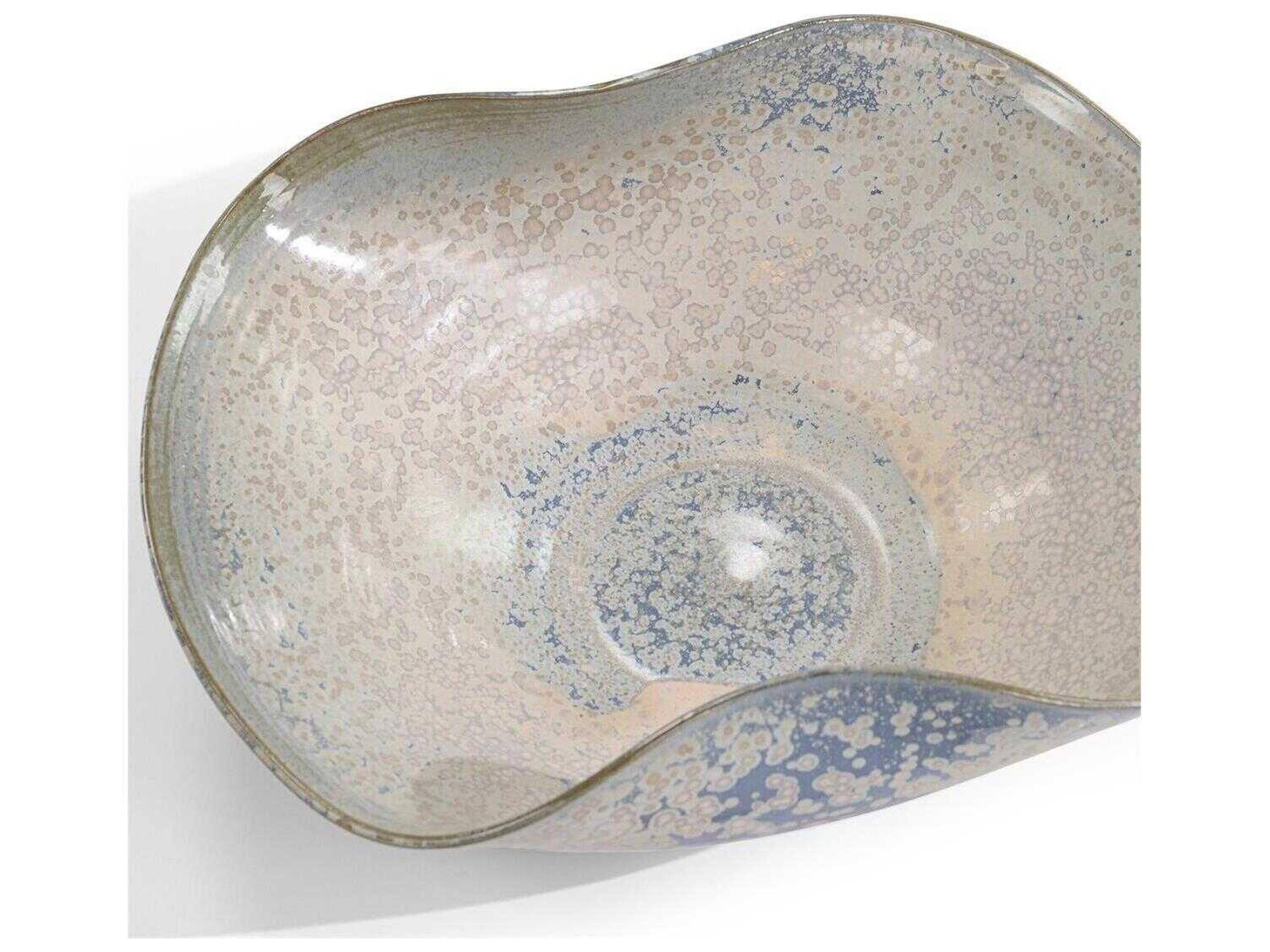 John Richard Blue Cloudy Skies Decorative Bowl