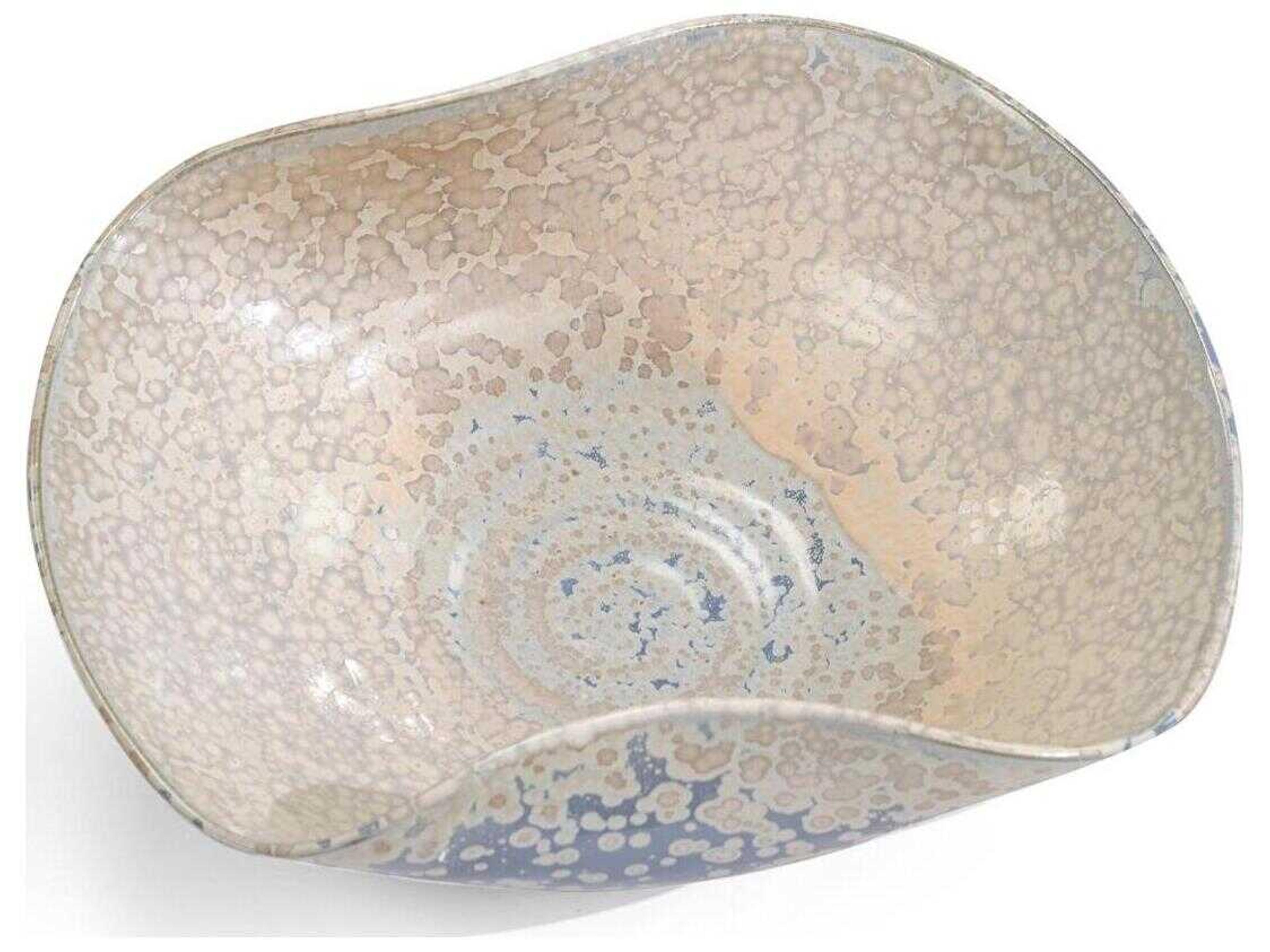 John Richard Blue Cloudy Skies Decorative Bowl