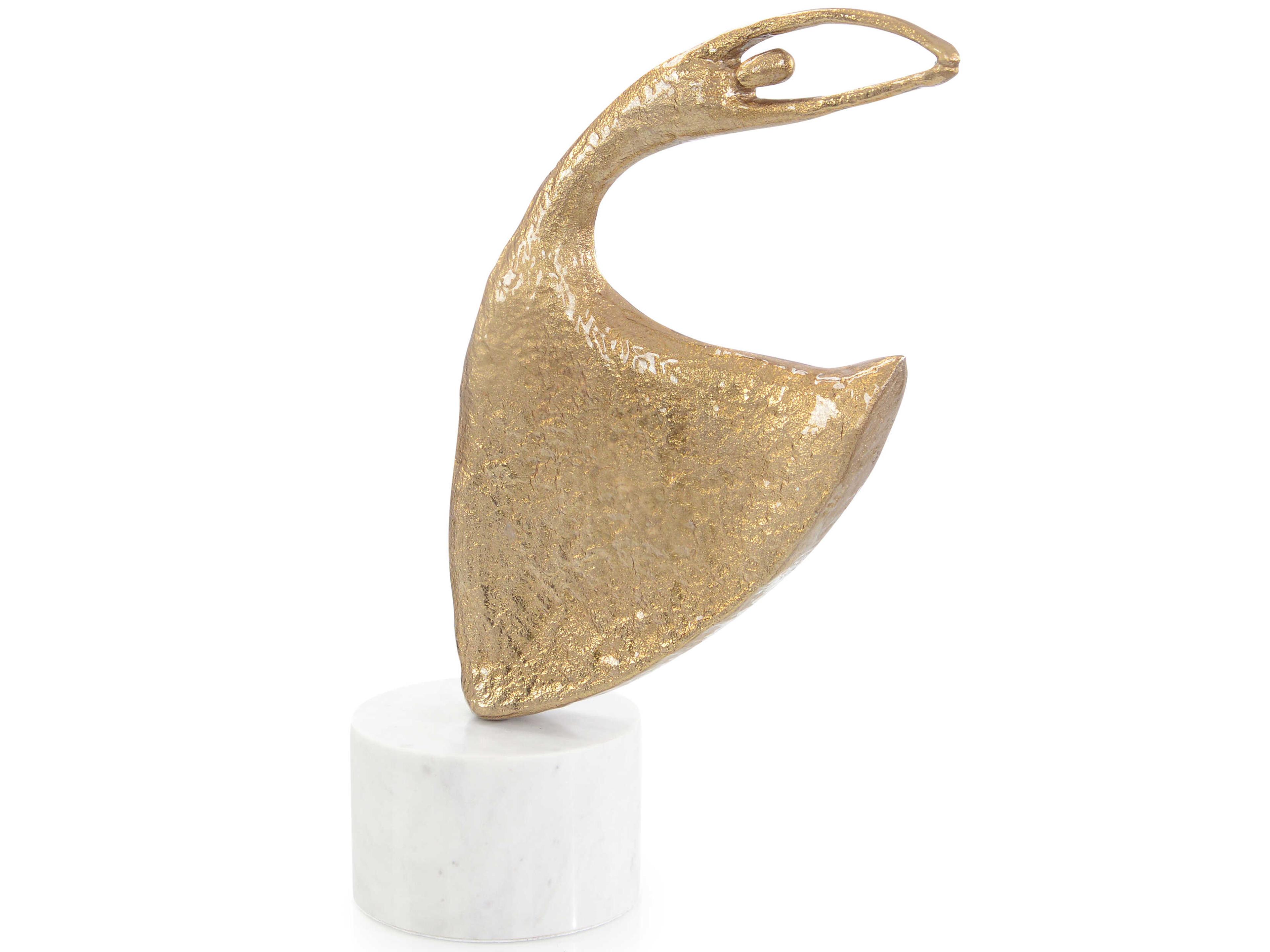 Gold Windswept Waltz Sculpture