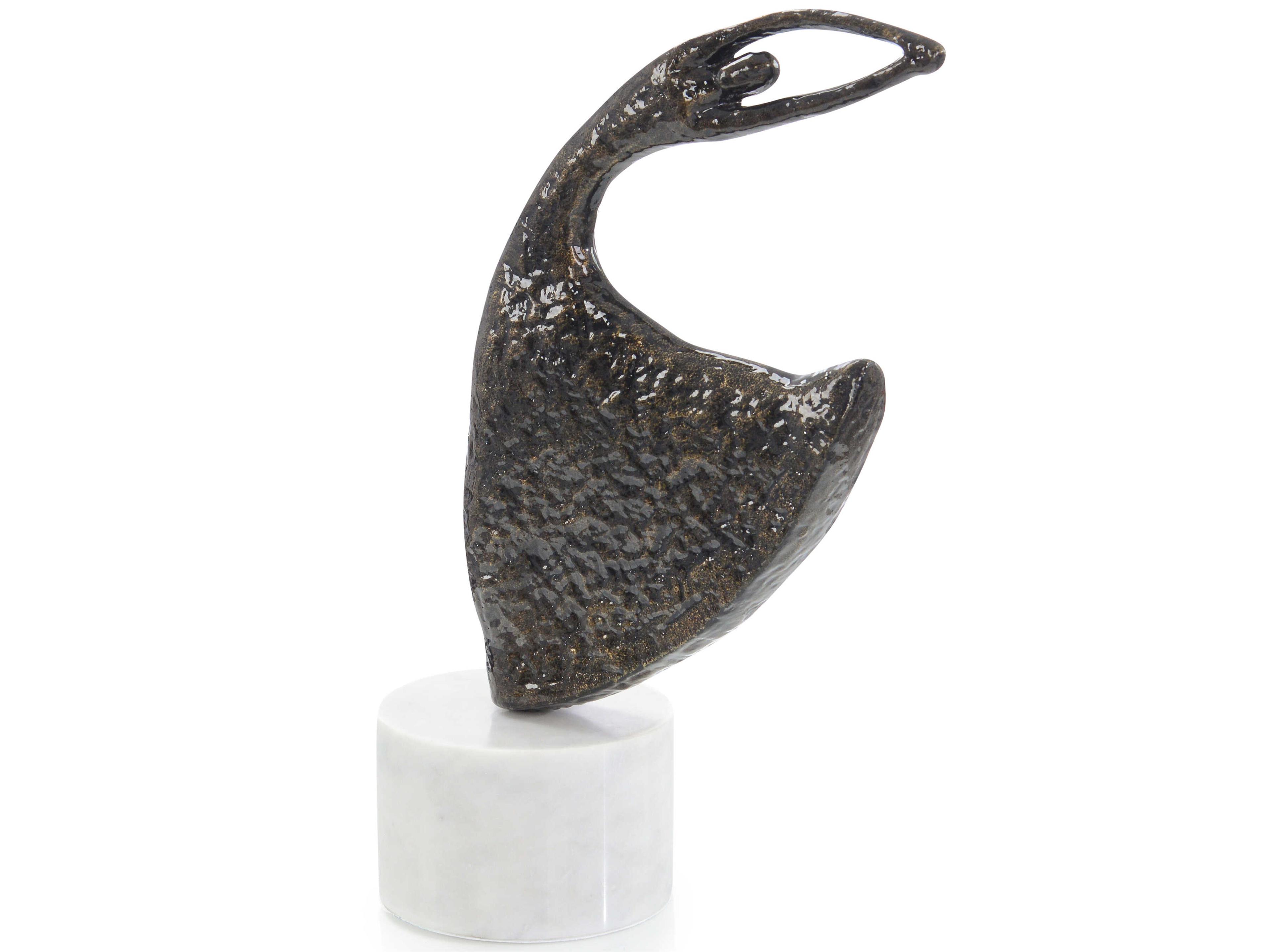 John Richard Black Windswept Waltz Sculpture