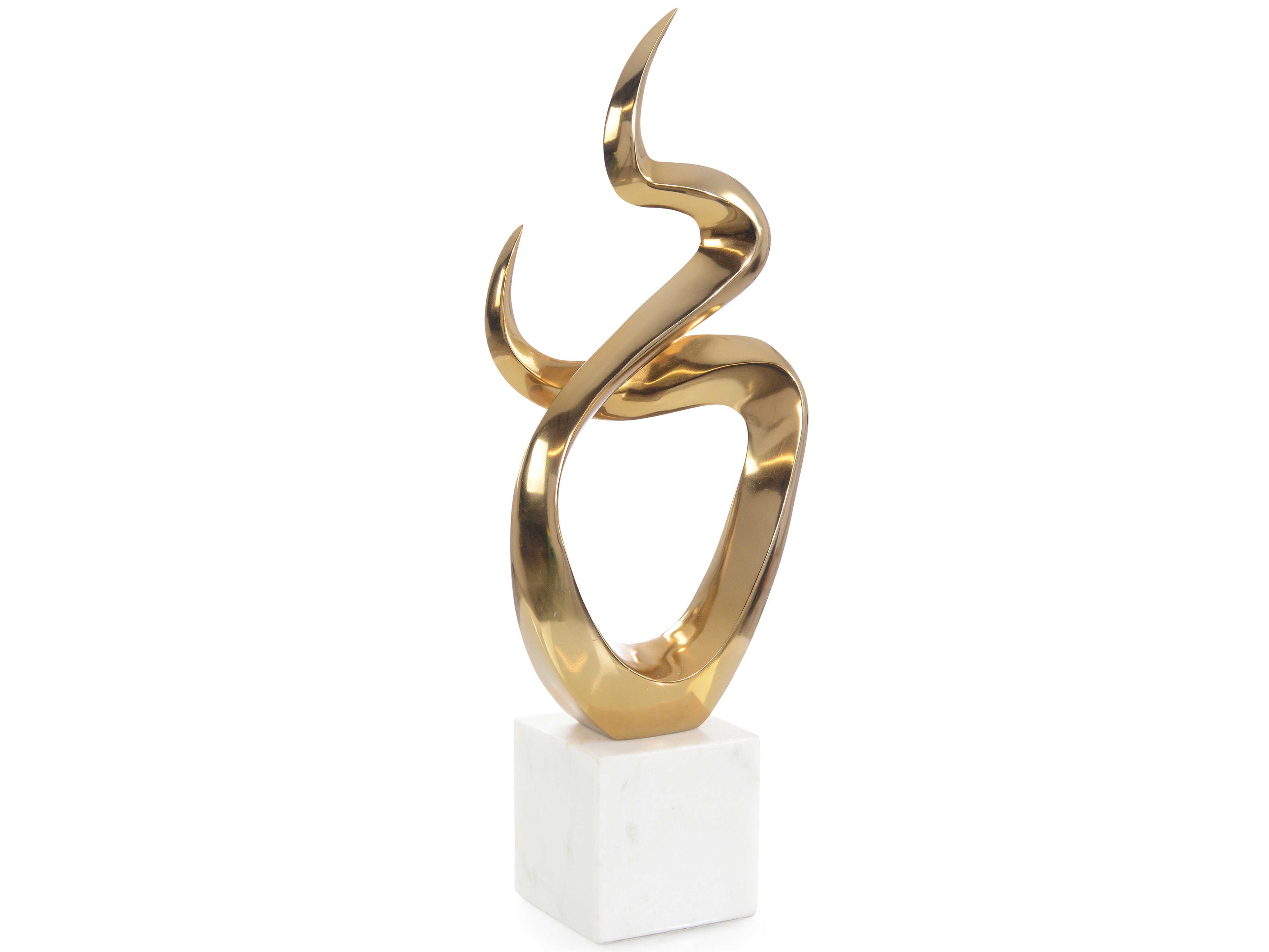 John Richard Gold Flow State Sculpture