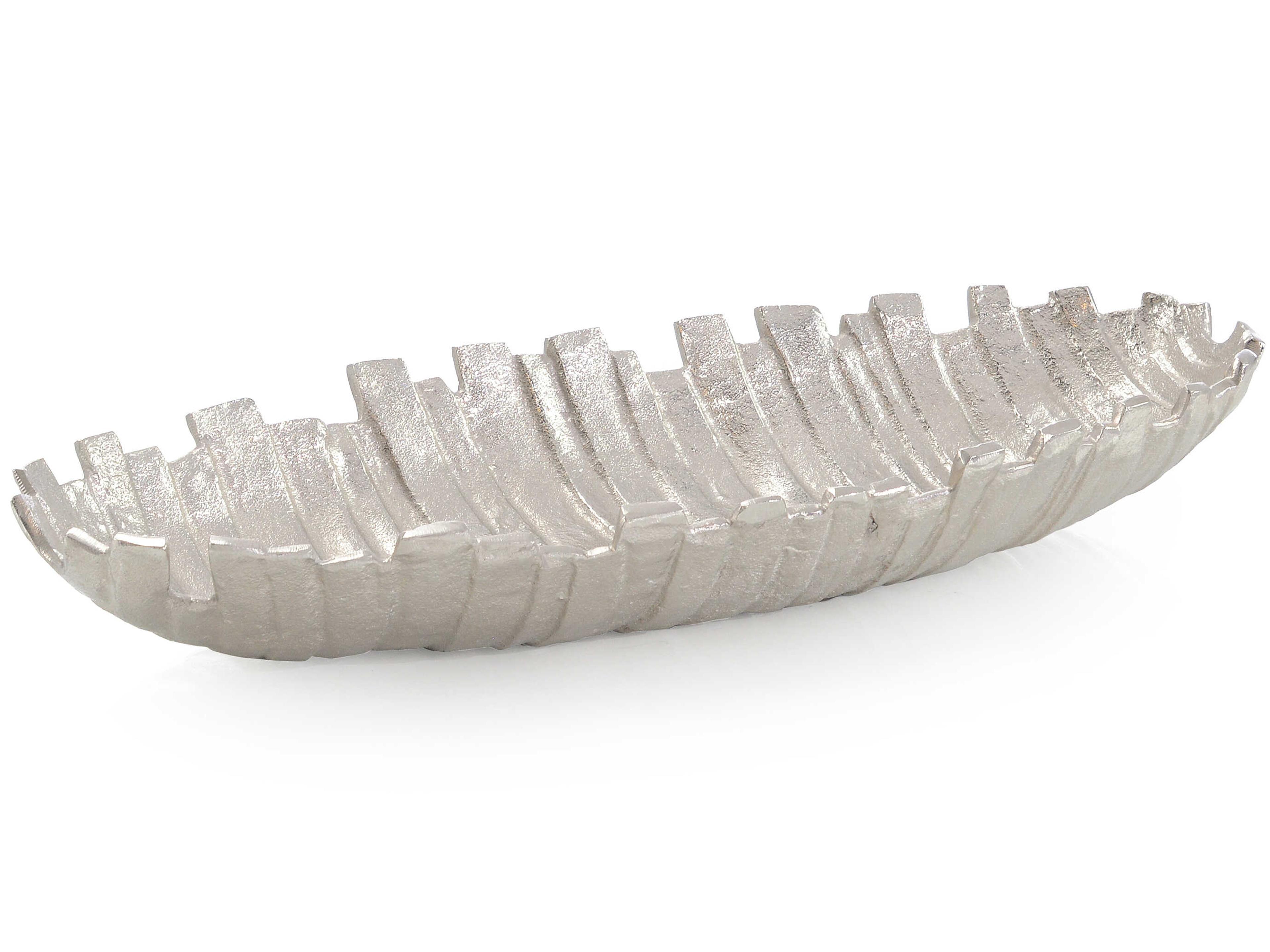 John Richard Nickel Sawtooth Serving Tray