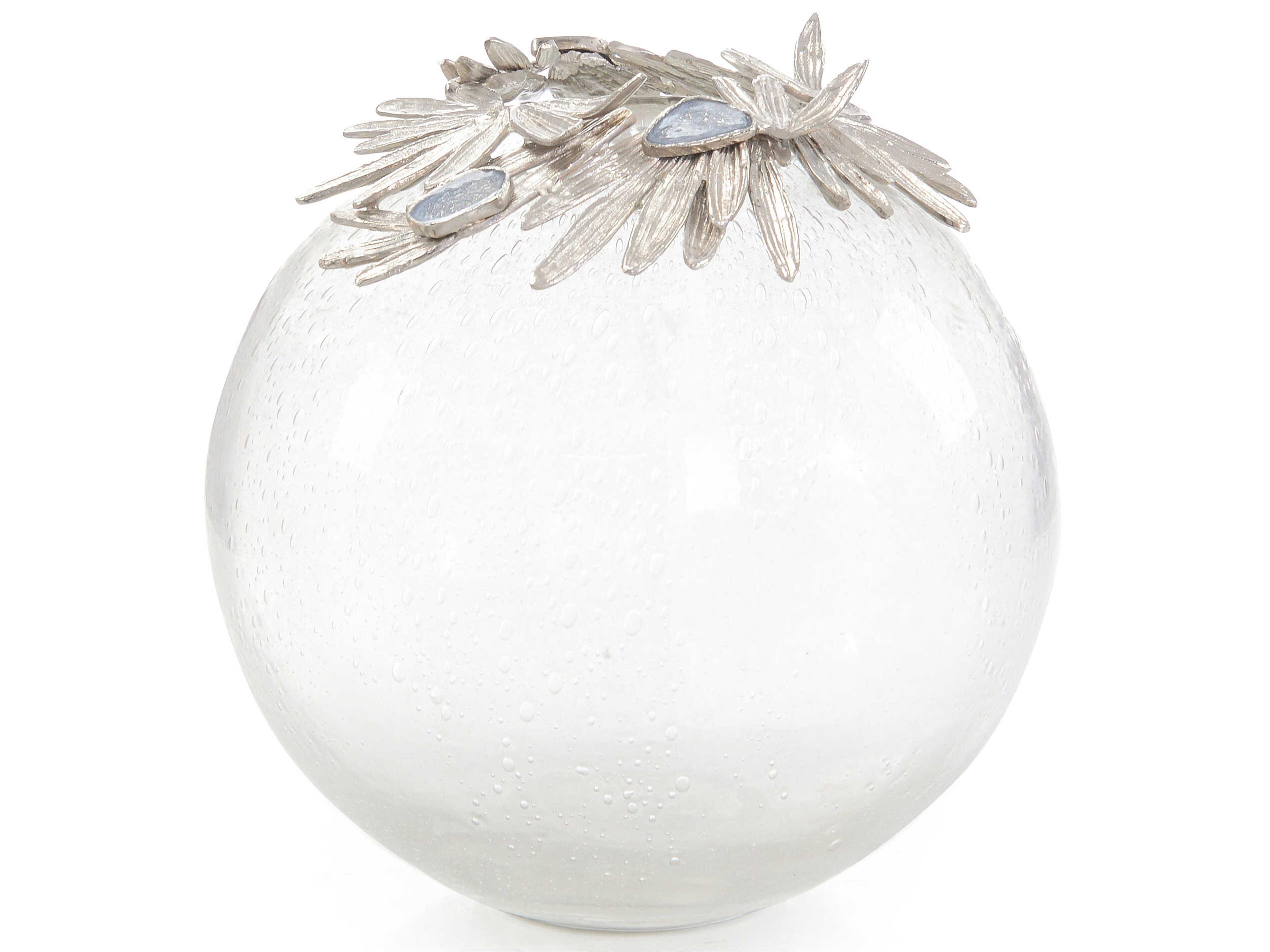 John Richard Clear Glass Berry Vase