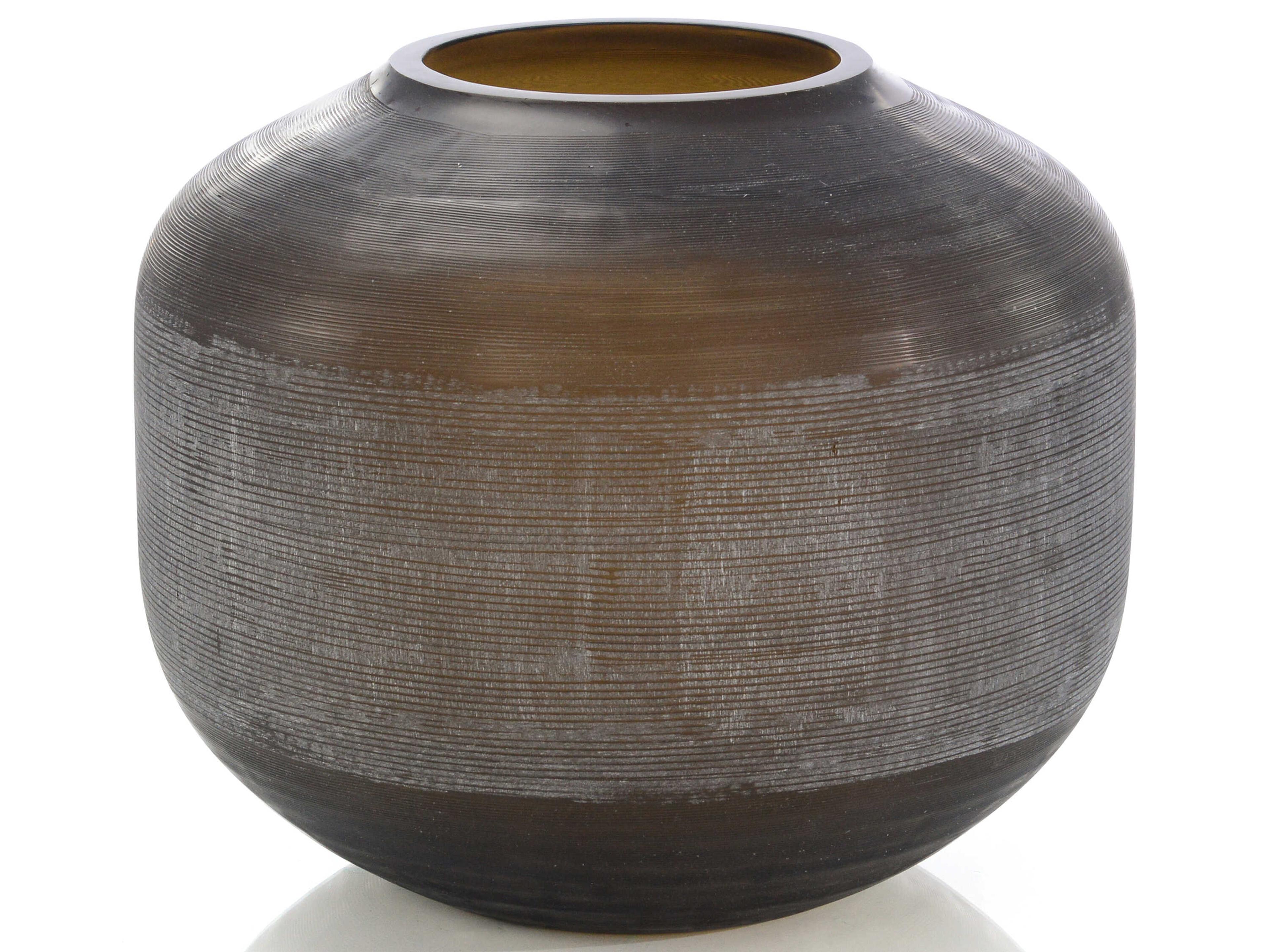 John Richard Black Brown Kalsa Vase