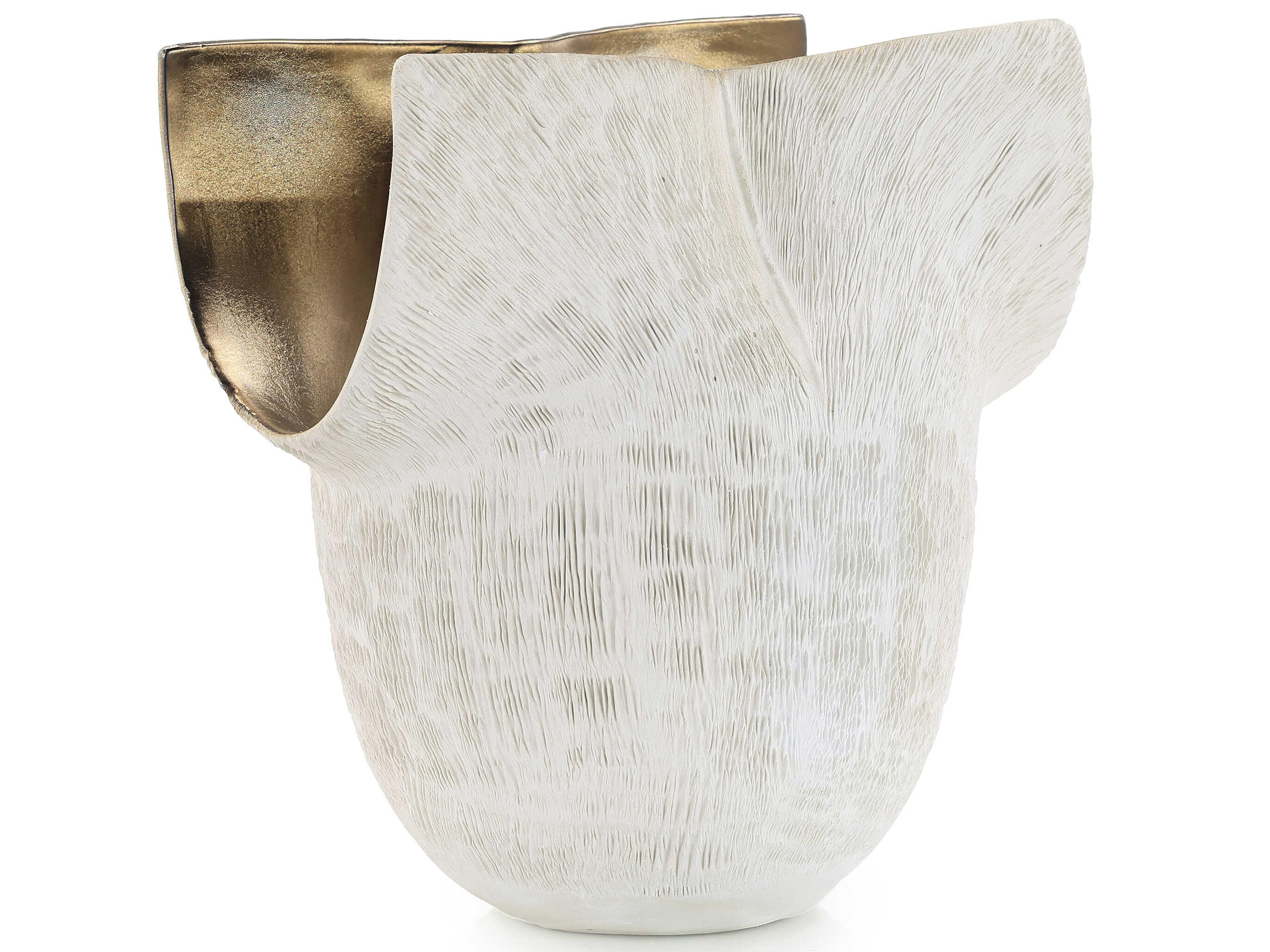 White Arruga Vase