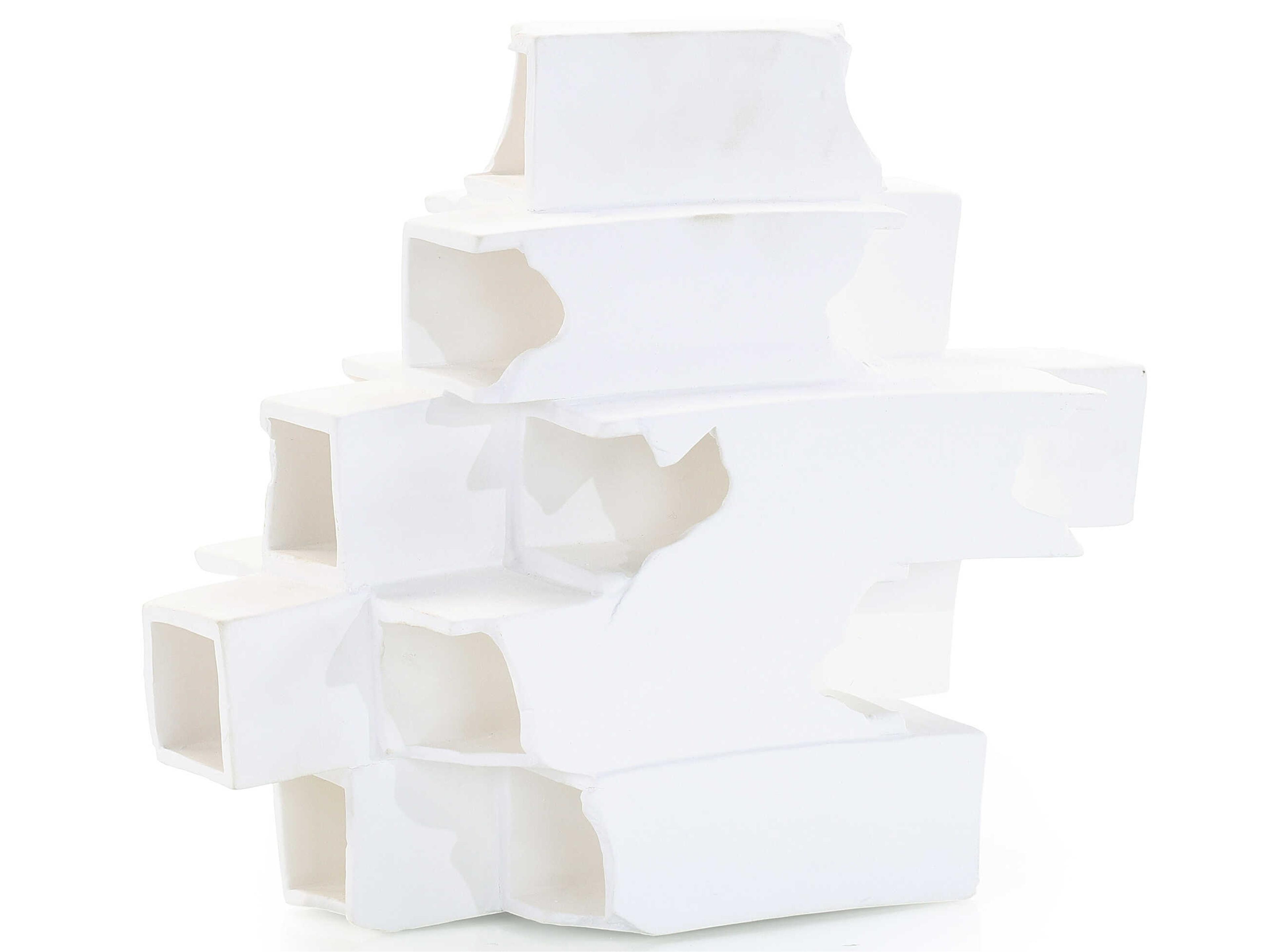 White Incline Sculpture