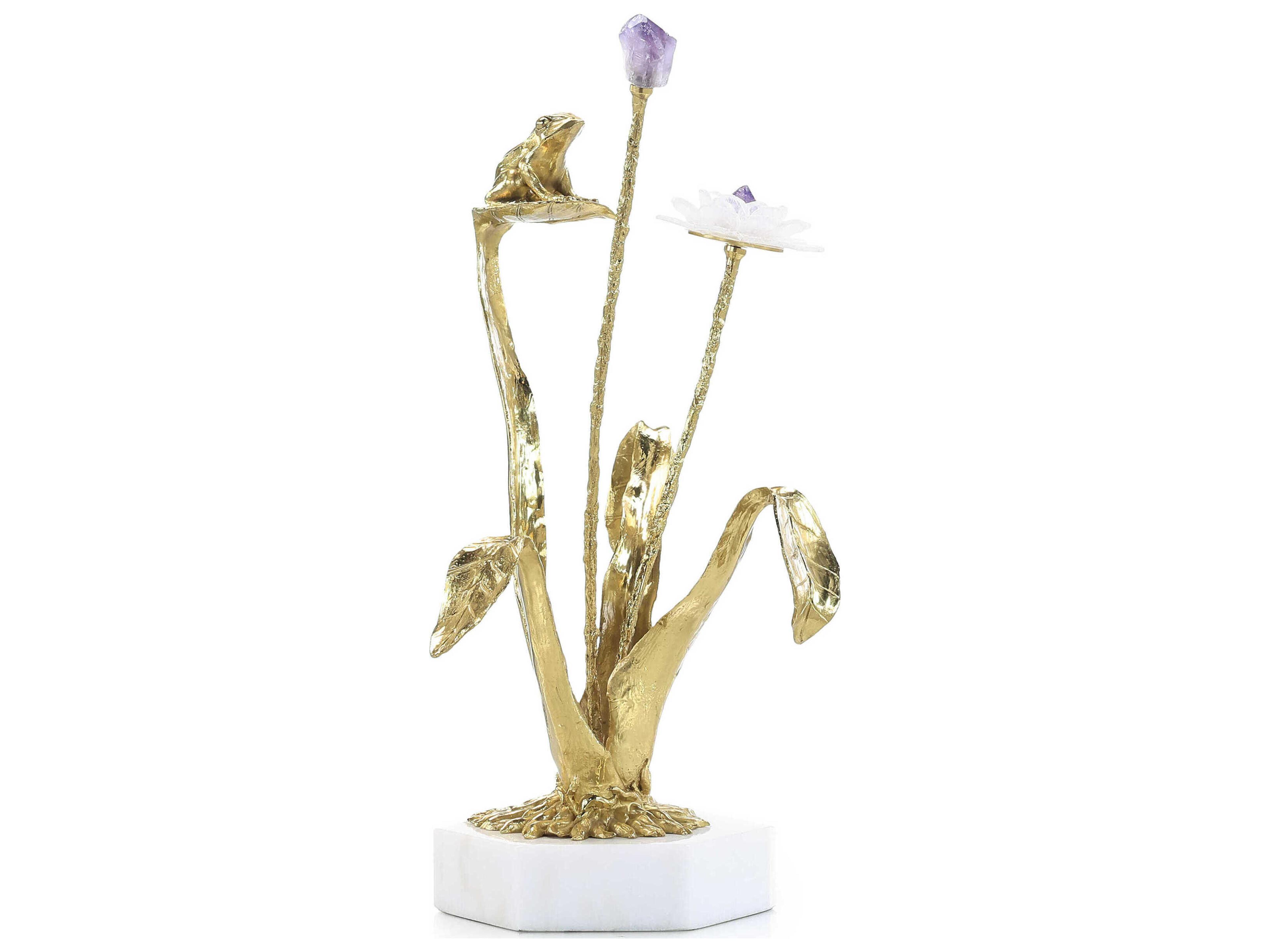 John Richard Stone Garden on Marble Base-I Sculpture