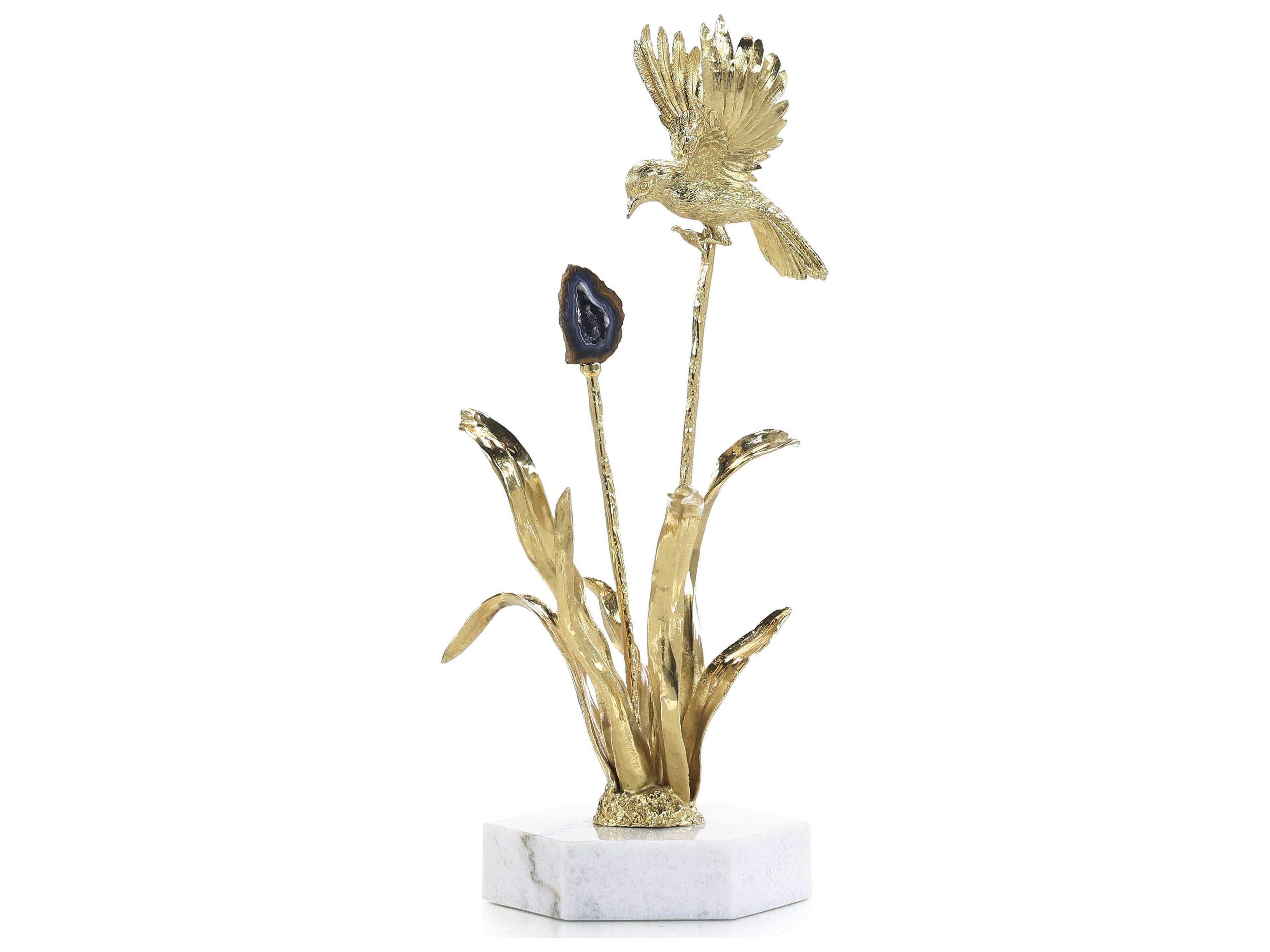 John Richard Stone Garden on Marble Base-II Sculpture