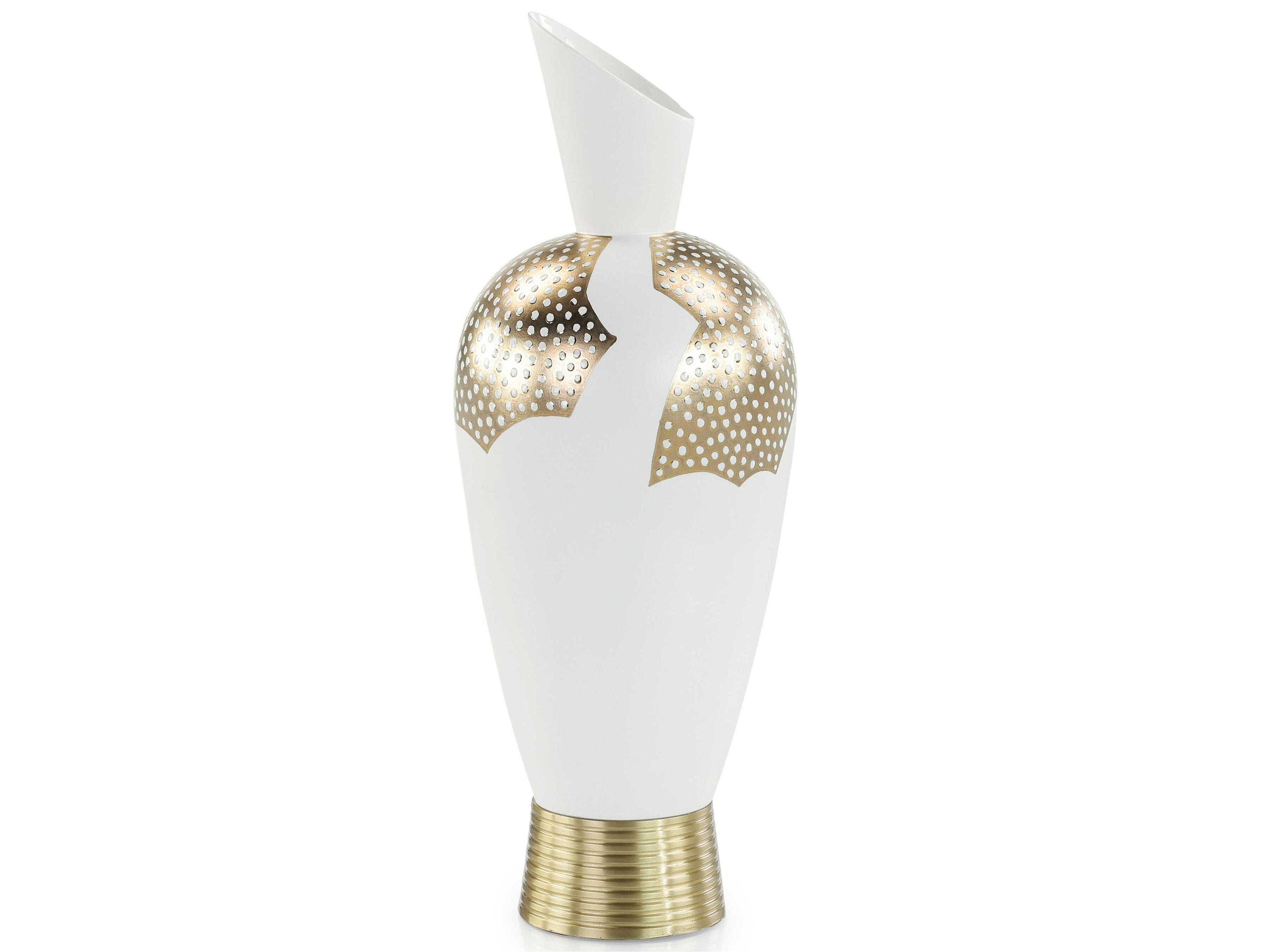 John Richard White Gold Stellaris Vase