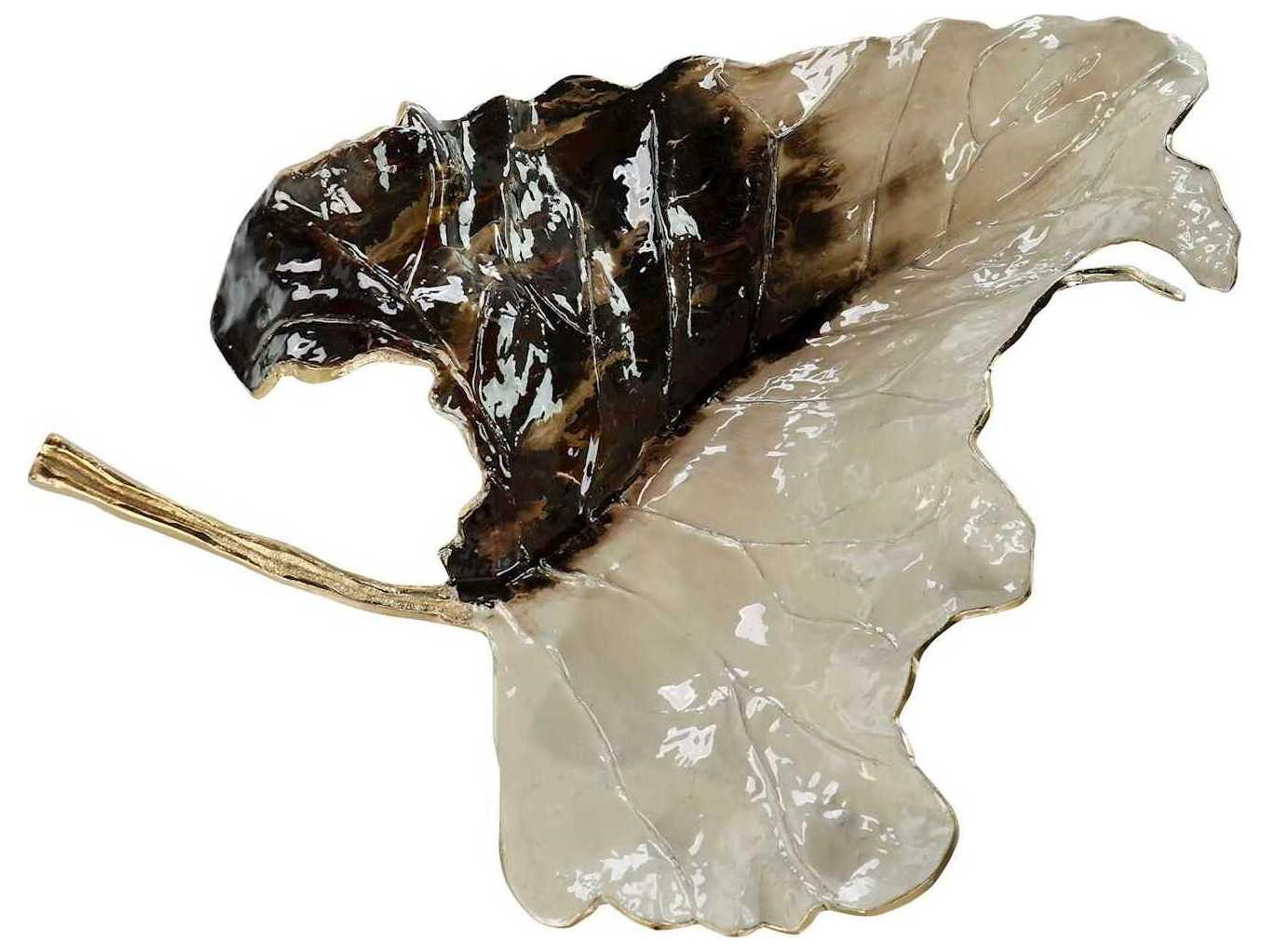 Auburn Leaf Decorative Bowl