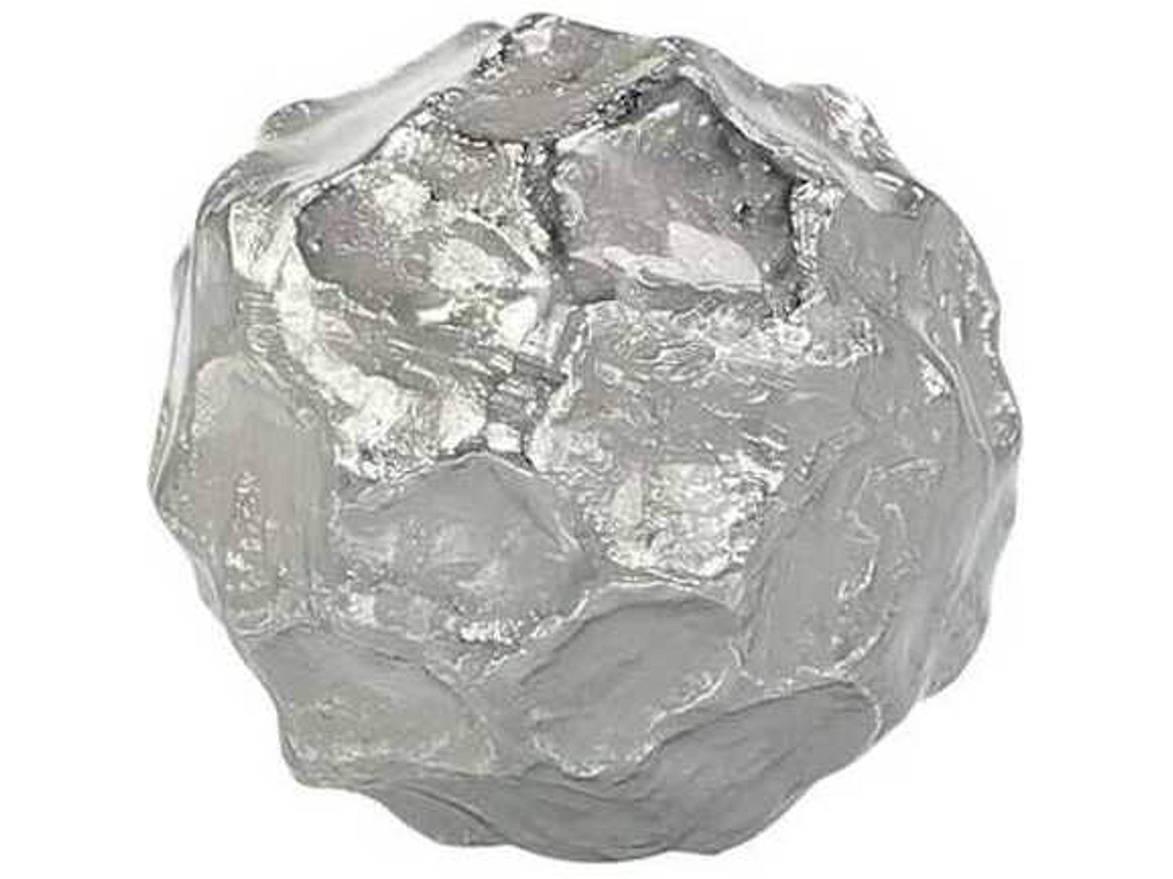 Silver Textural Orb
