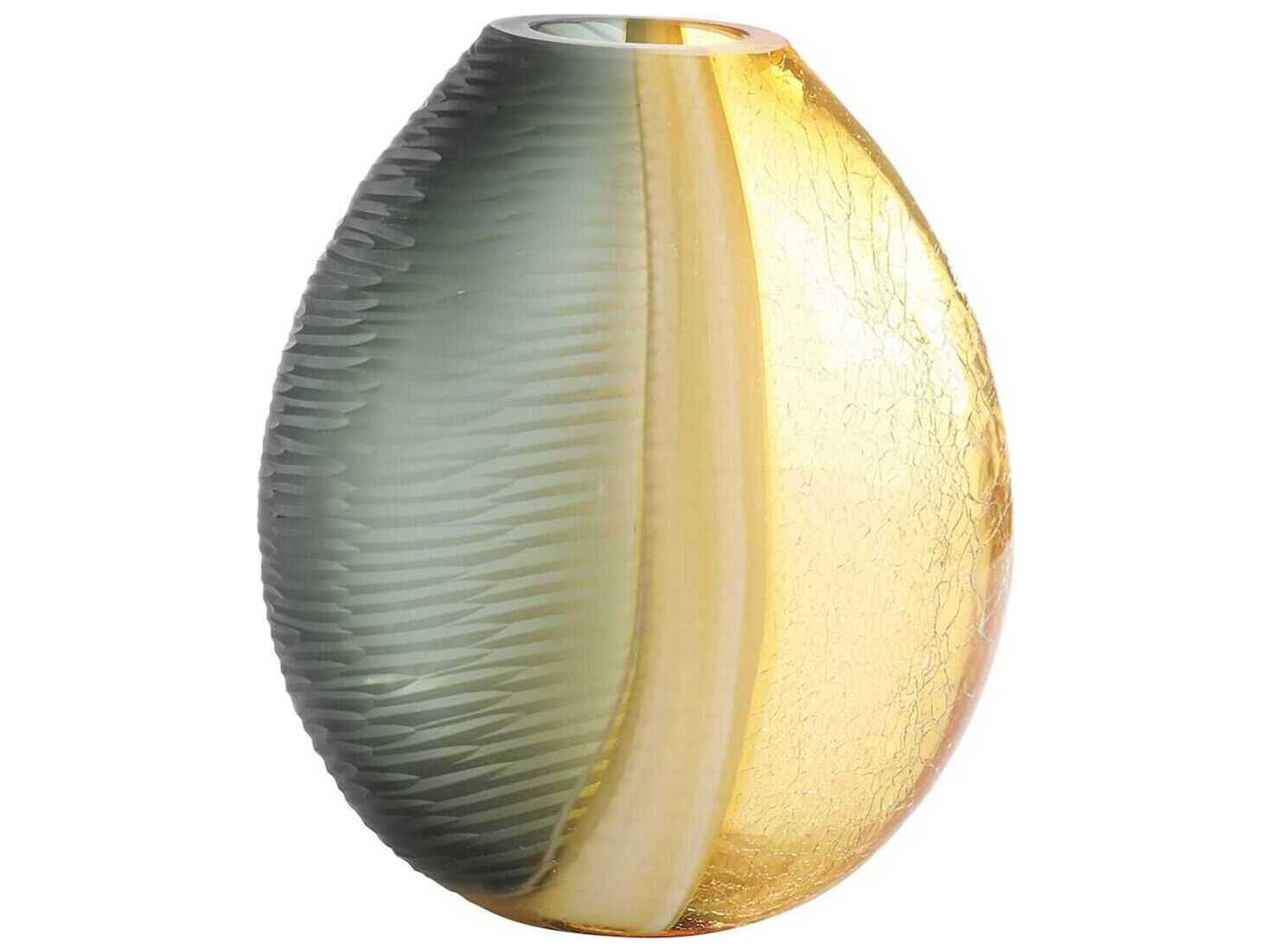 Gold Black Equinox Vase