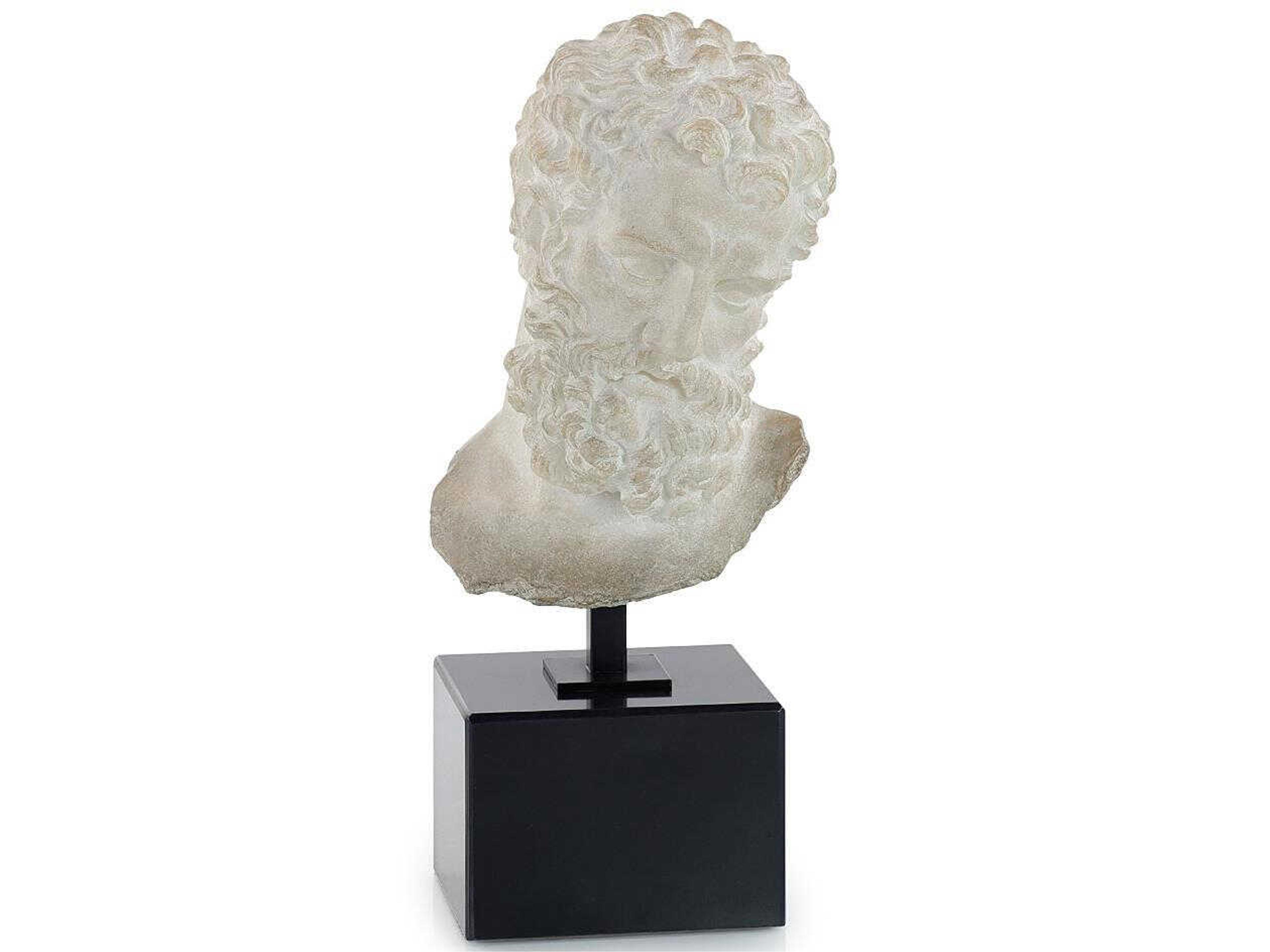 John Richard White Greek Bust Sculpture