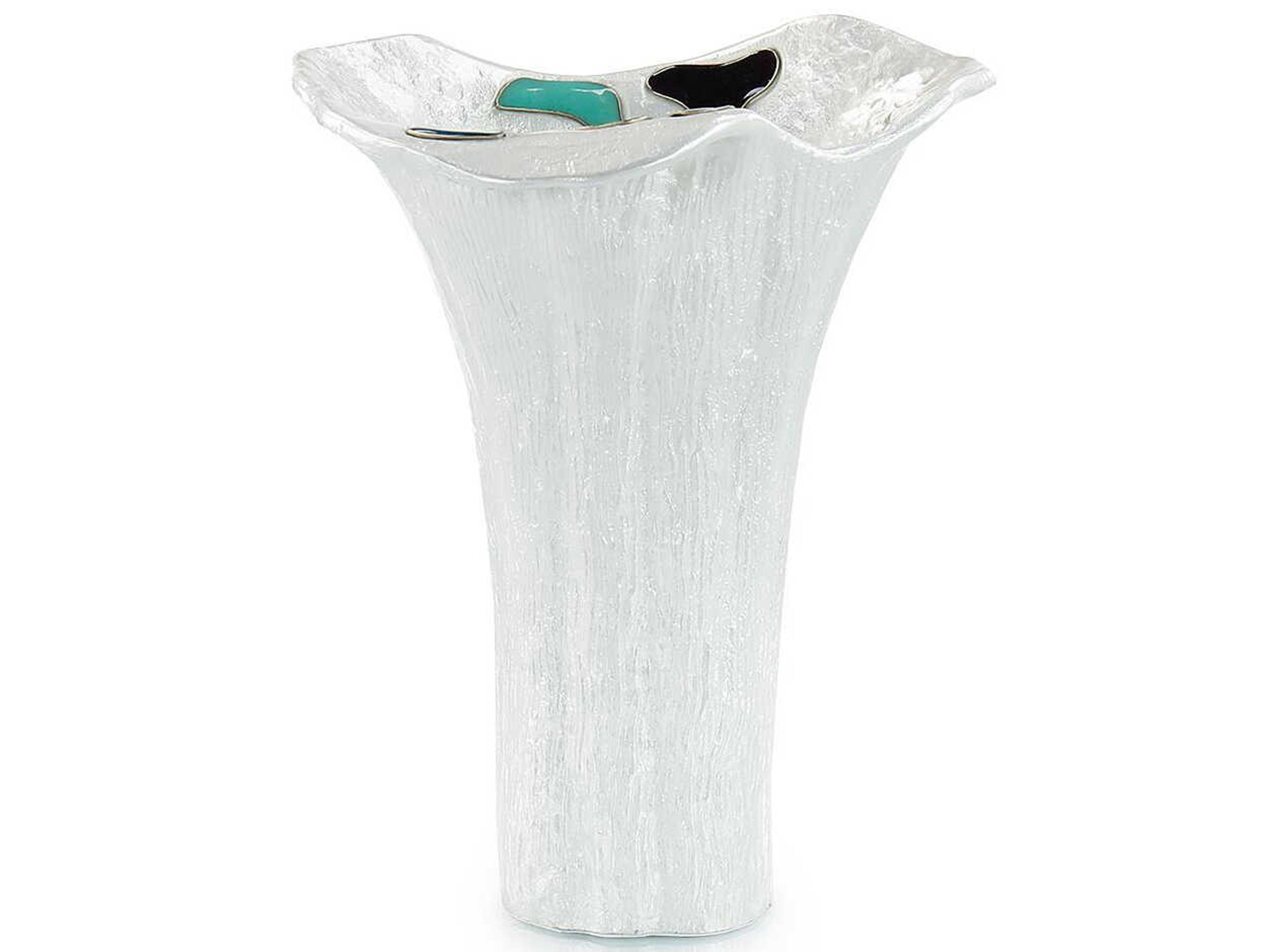 John Richard Pearl White Sana Vase