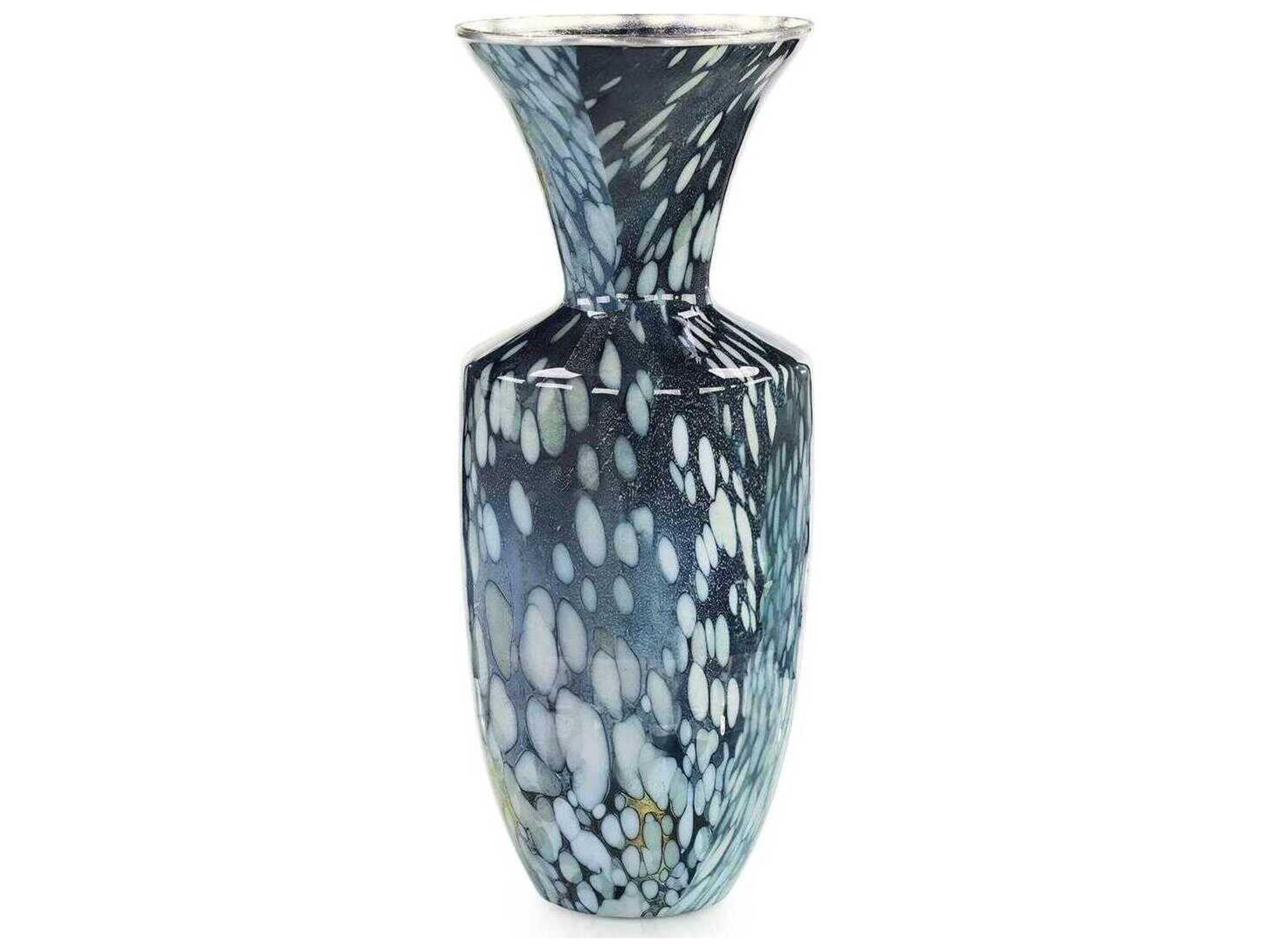 Diana Blue Enamel Vase