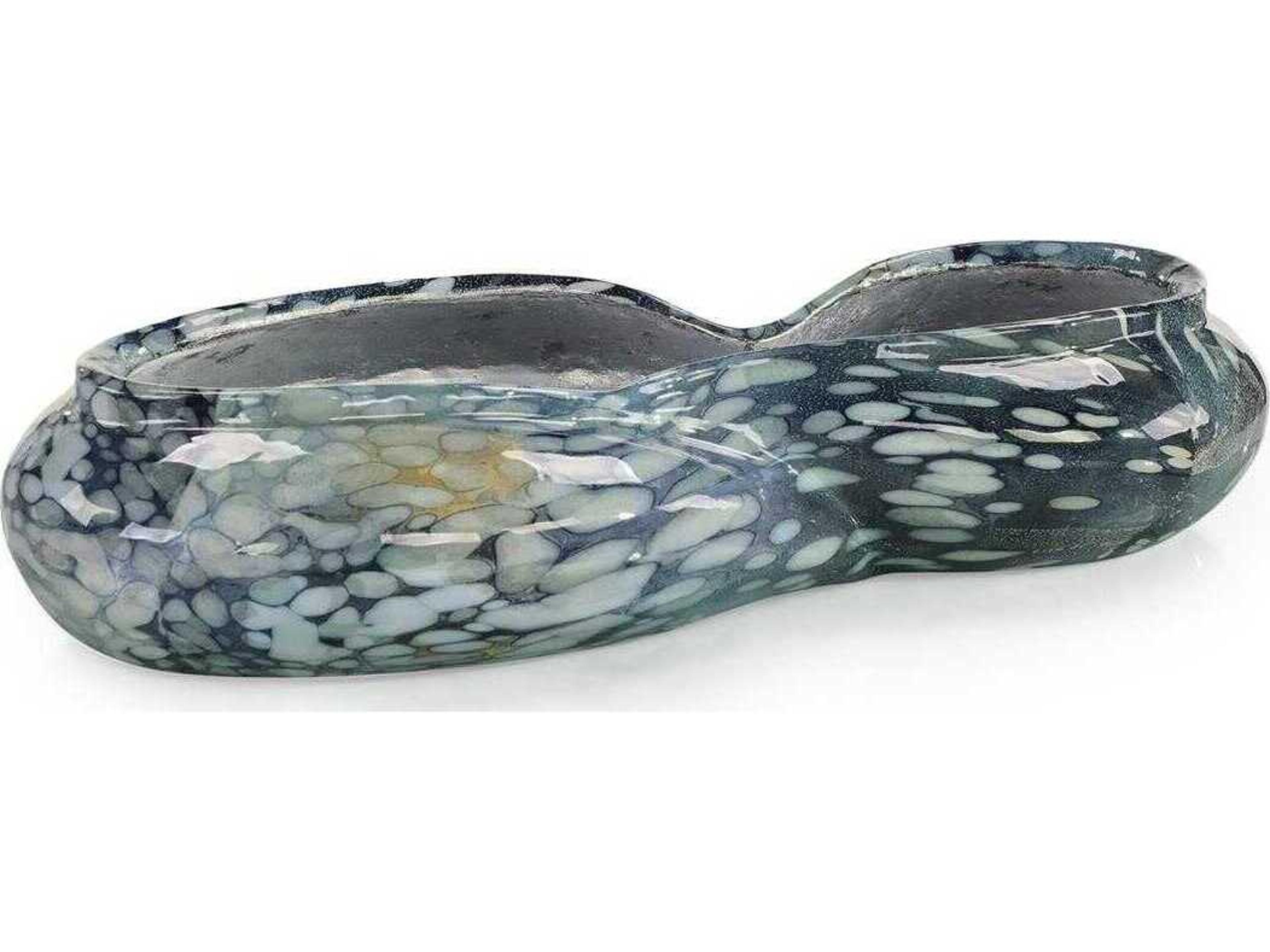 John Richard Diana Blue Enamel Decorative Bowl