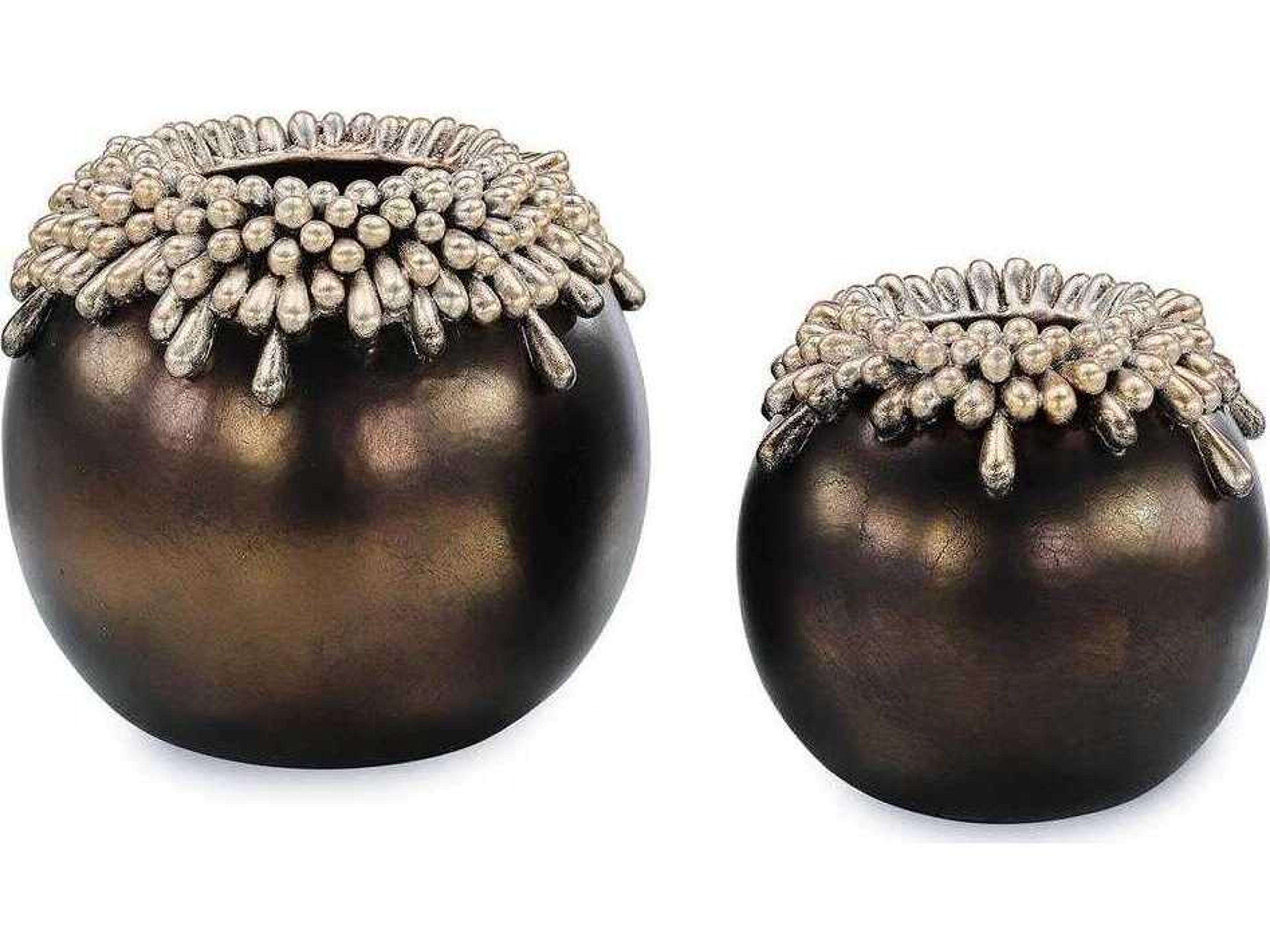 Bronze Brigid Vase Set of 2