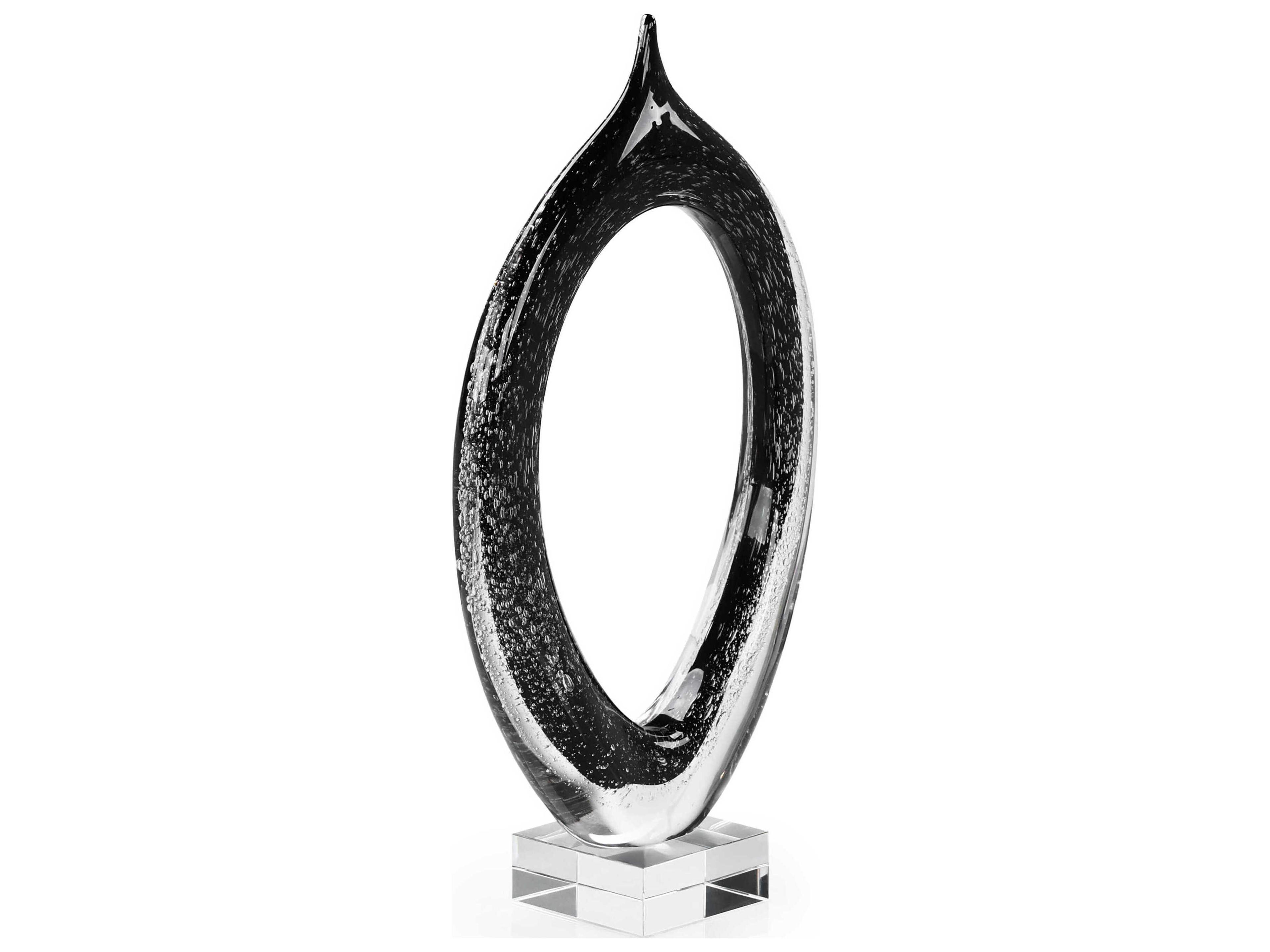 John Richard Loop Black Sculpture