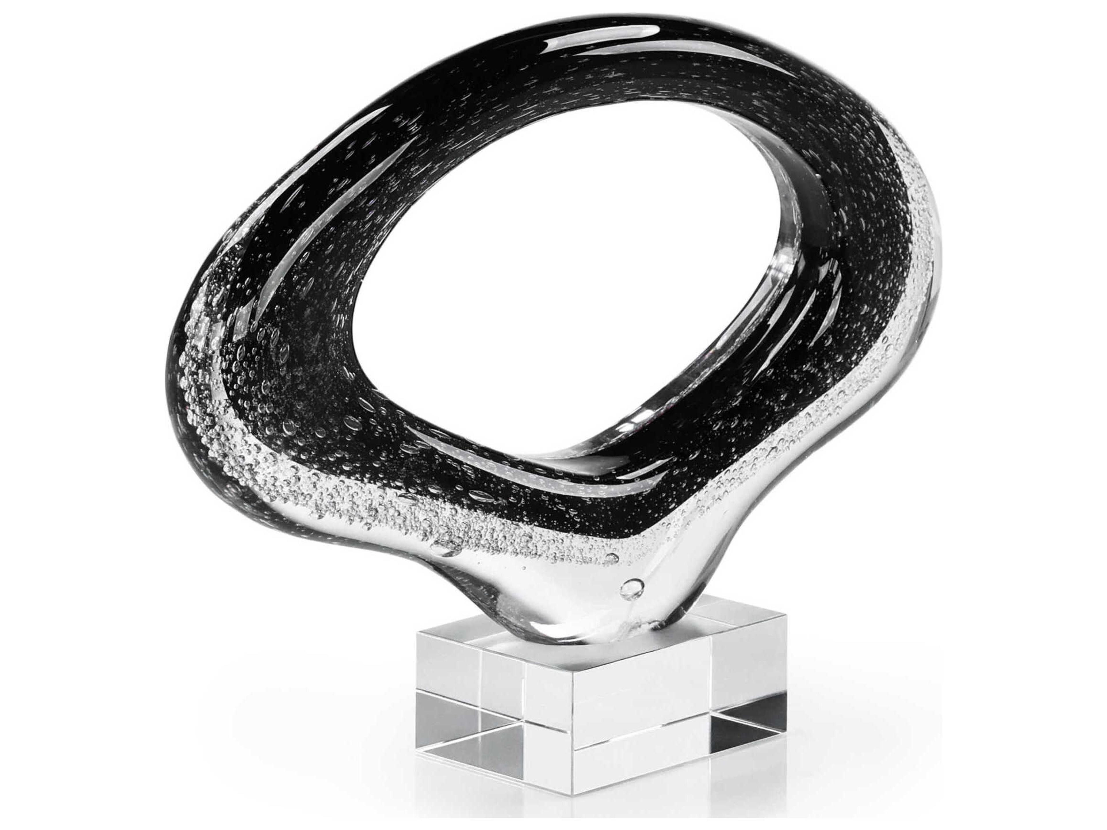 John Richard Loop Black Sculpture