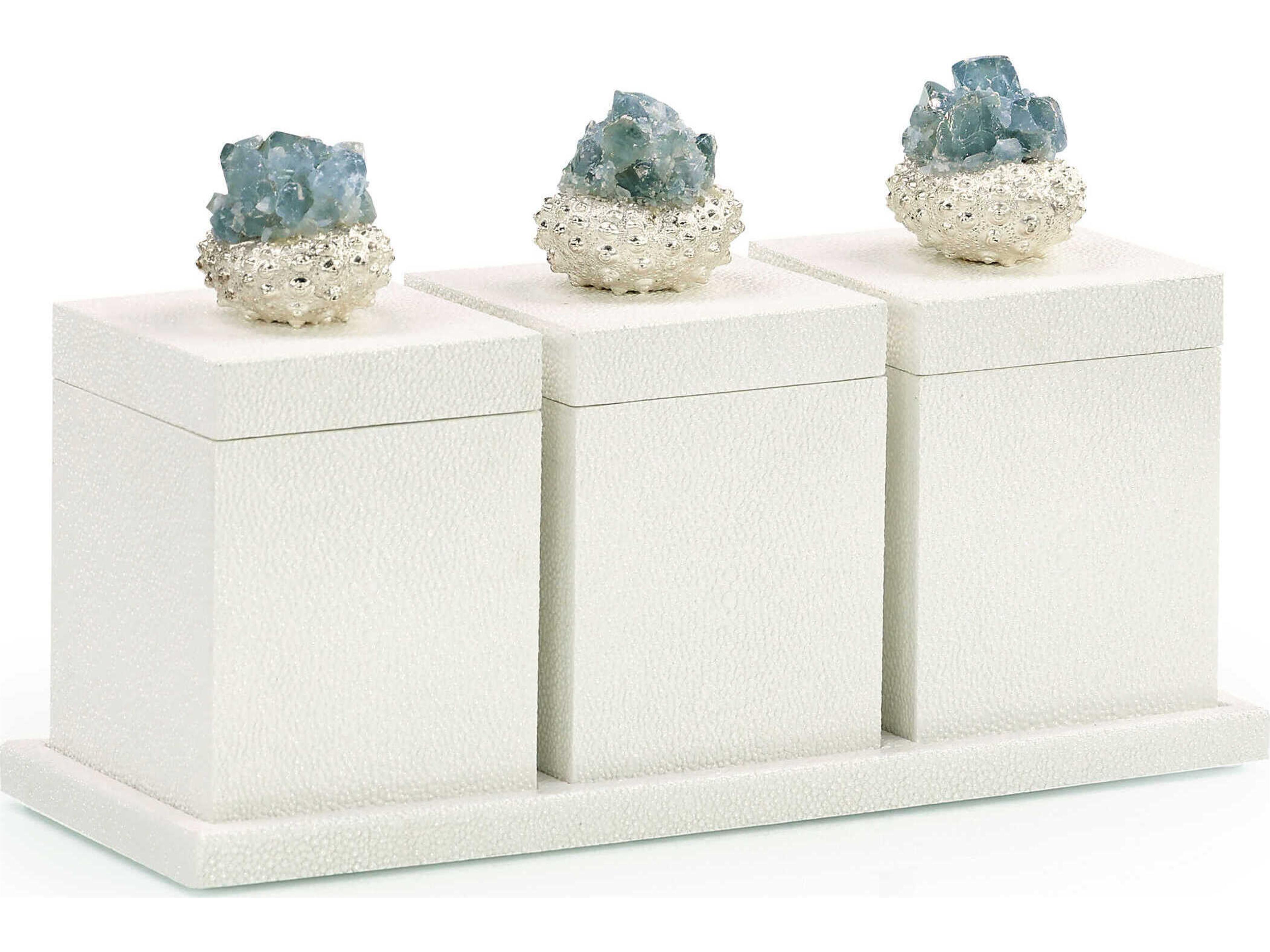 John Richard Crystalline Trio Boxes