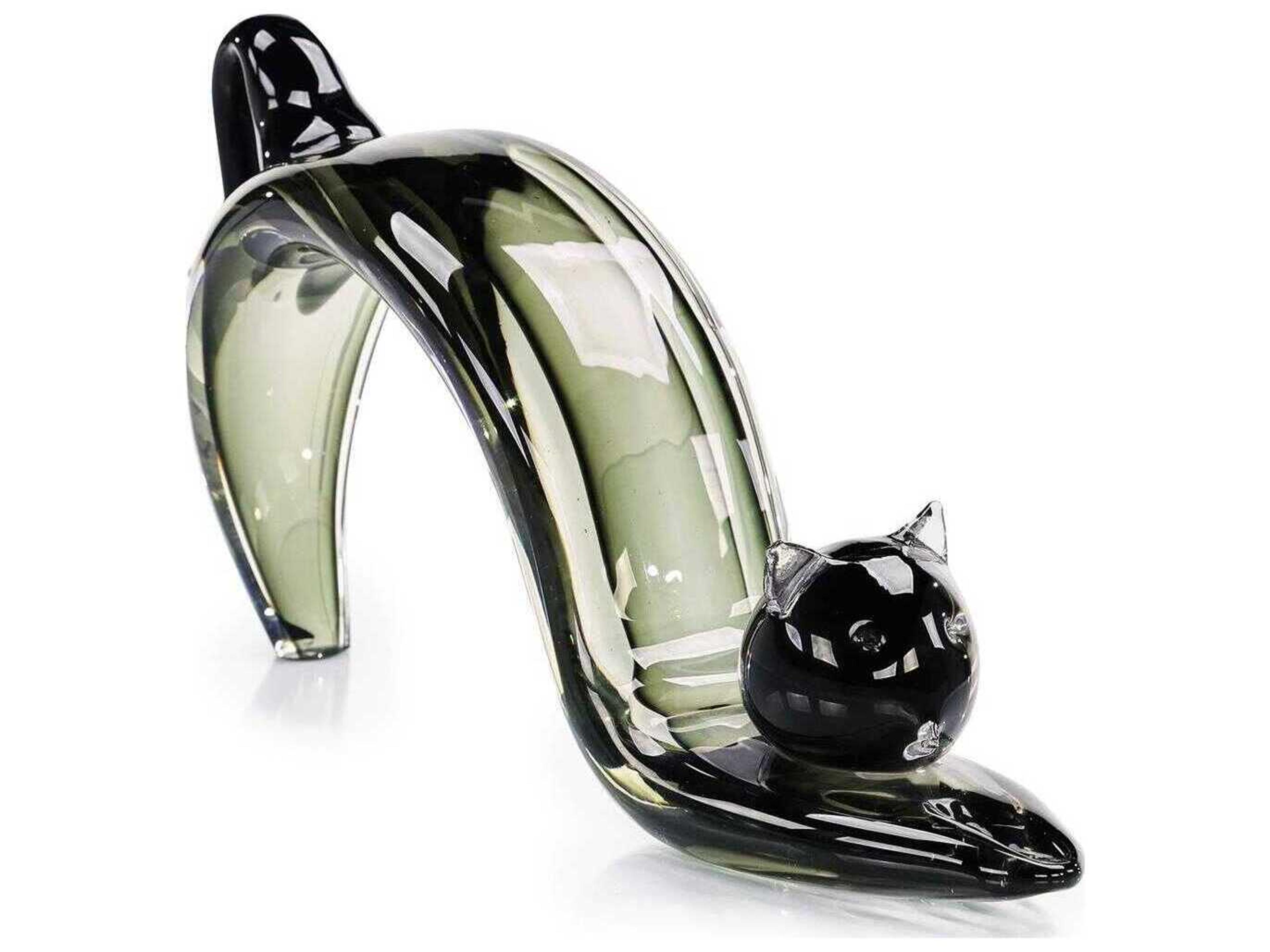 John Richard Stretching Cat Sculpture